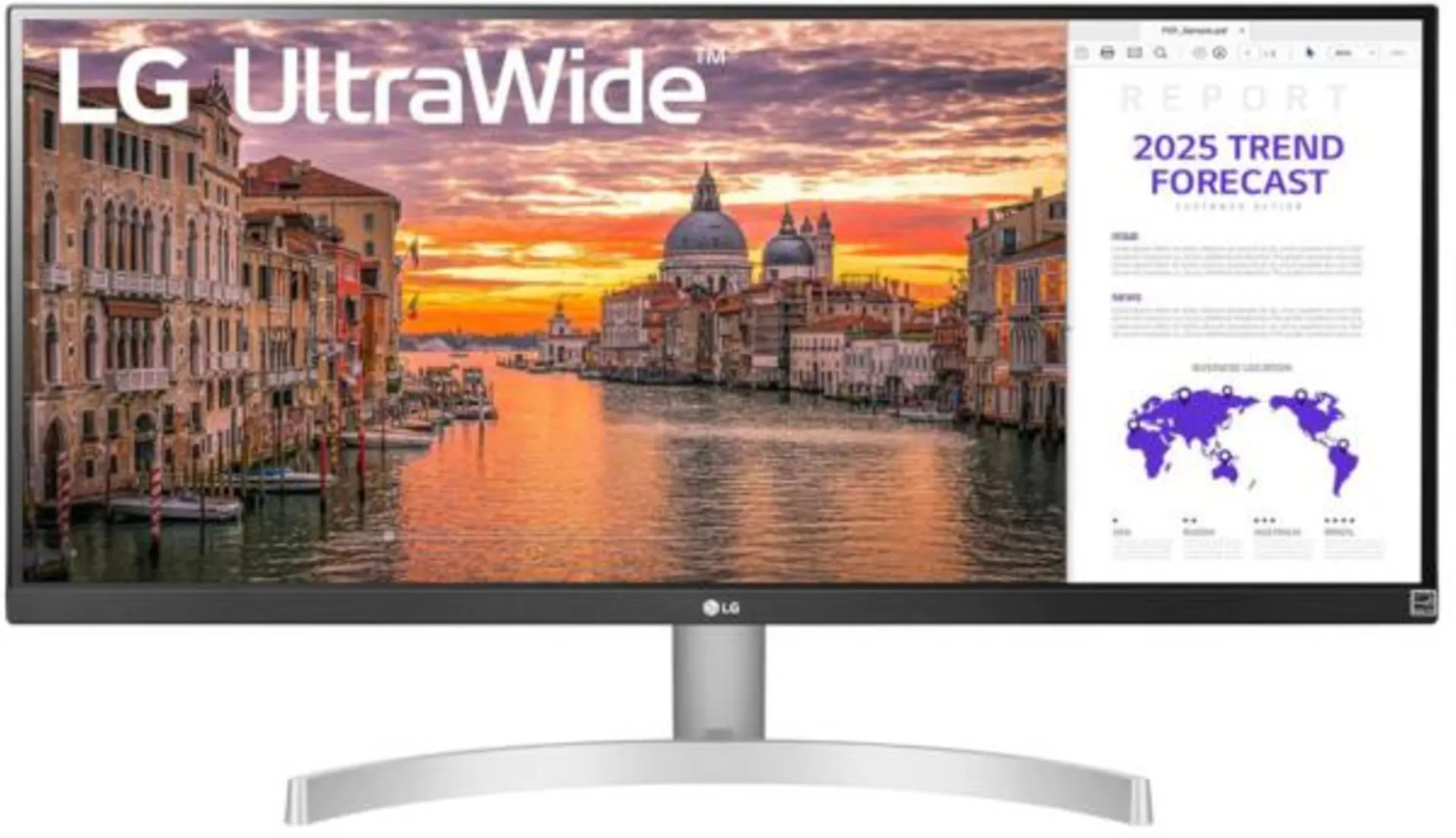 Imagen 0 de Monitor LG Ultrawide 29WN600-W 29" WFHD 2560*1080 IPS 2 HDMI HDR10 FreeSync 5ms