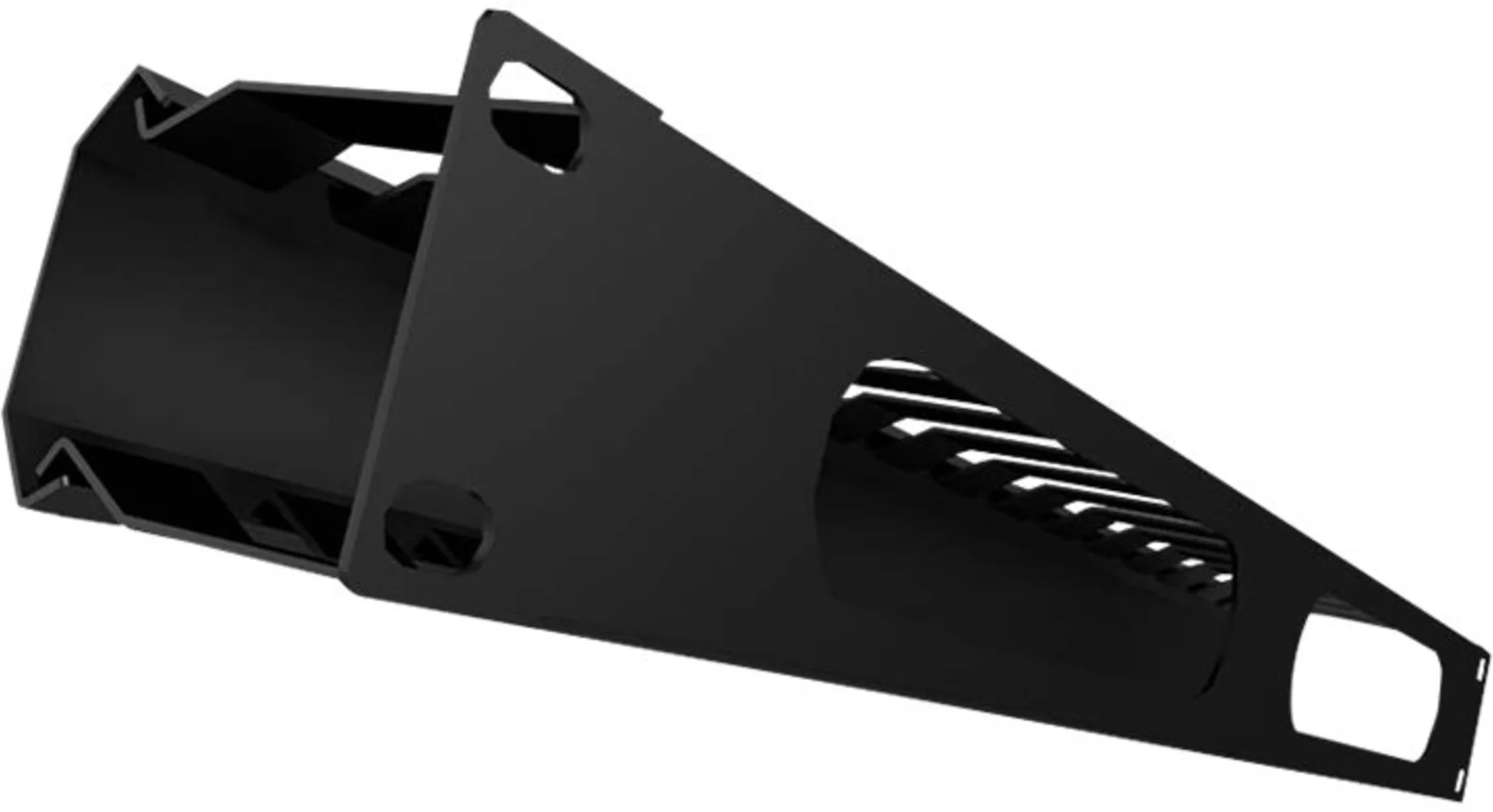 Imagen 4 de Organizador de Cables Nexxt NPM-DH1UB Horizontal 1U 19" Color Negro