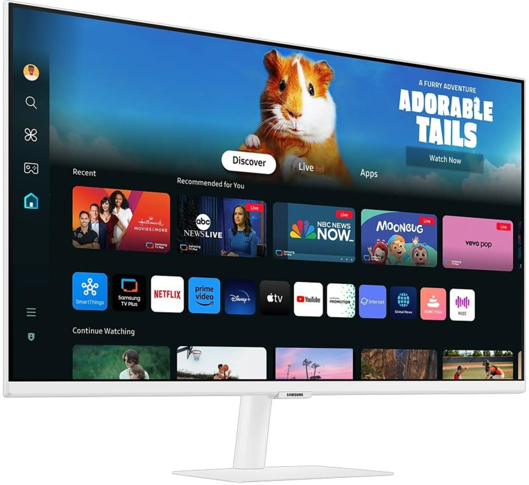 Imagen 1 de Monitor Smart Samsung M50D M5 27" FHD 1920*1080 VA WiFi BT HDMI USB 60Hz