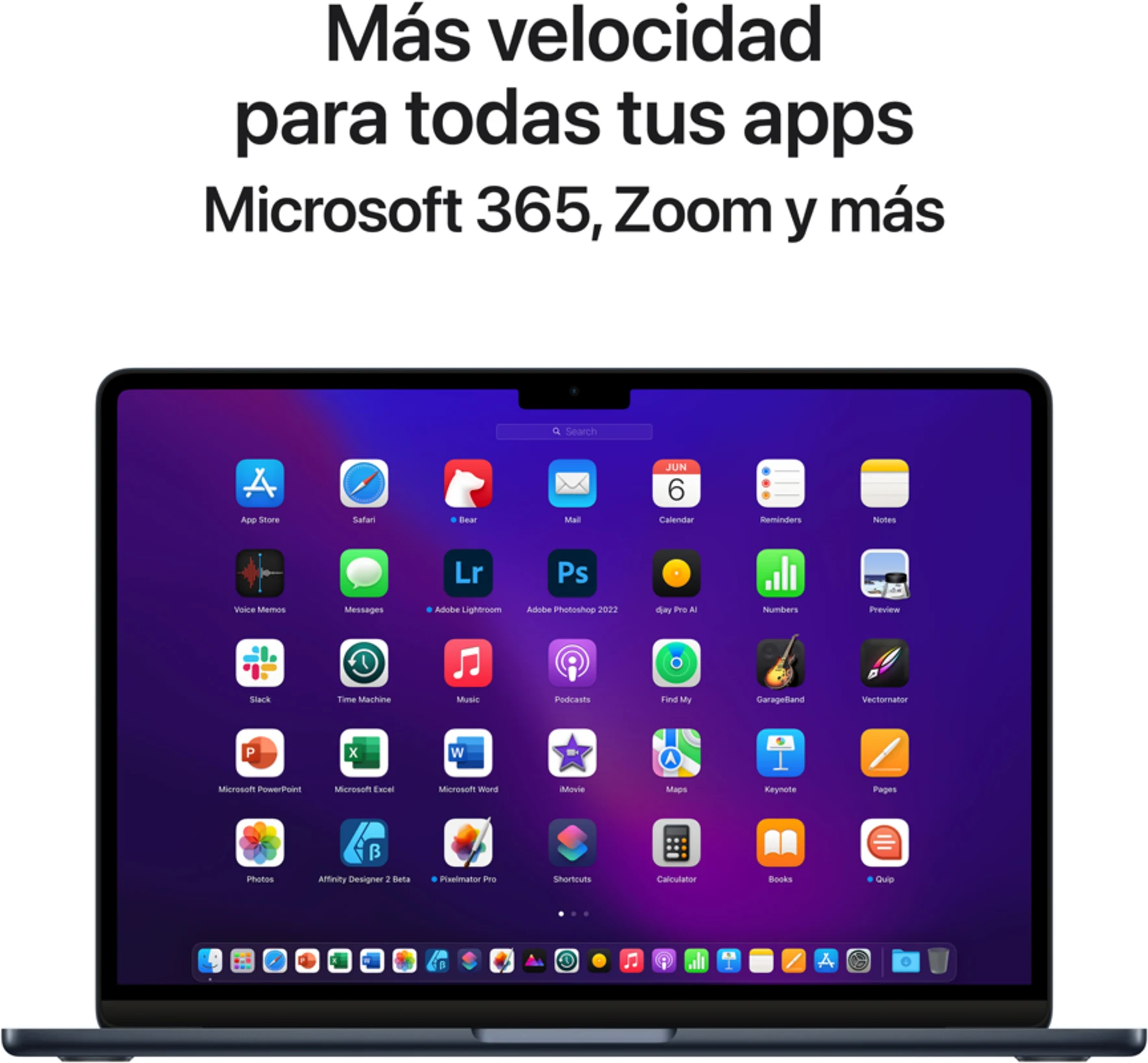 Imagen 8 de MC7X4CI/A MacBook Air 13.6/ M2 8C/ GPU 8C/ 16GB RAM/ 256GB Medianoche
