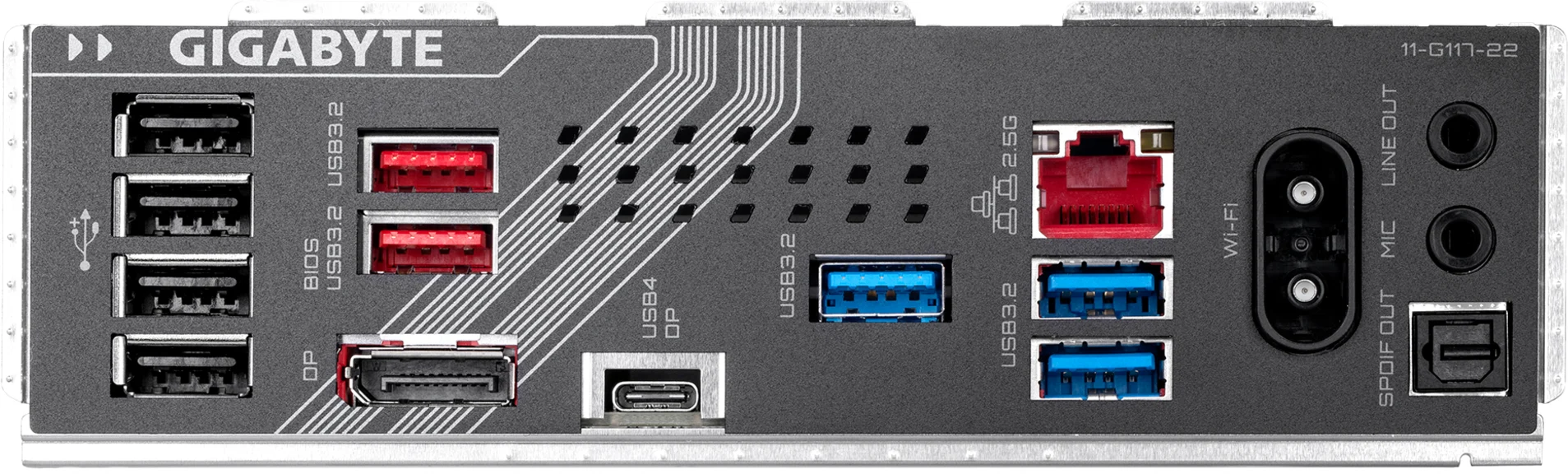 Imagen 3 de Tarjeta Madre Gigabyte Z890 GAMING X WIFI7 G10 LGA1851 4*DDR5 DP USB-C Opt 