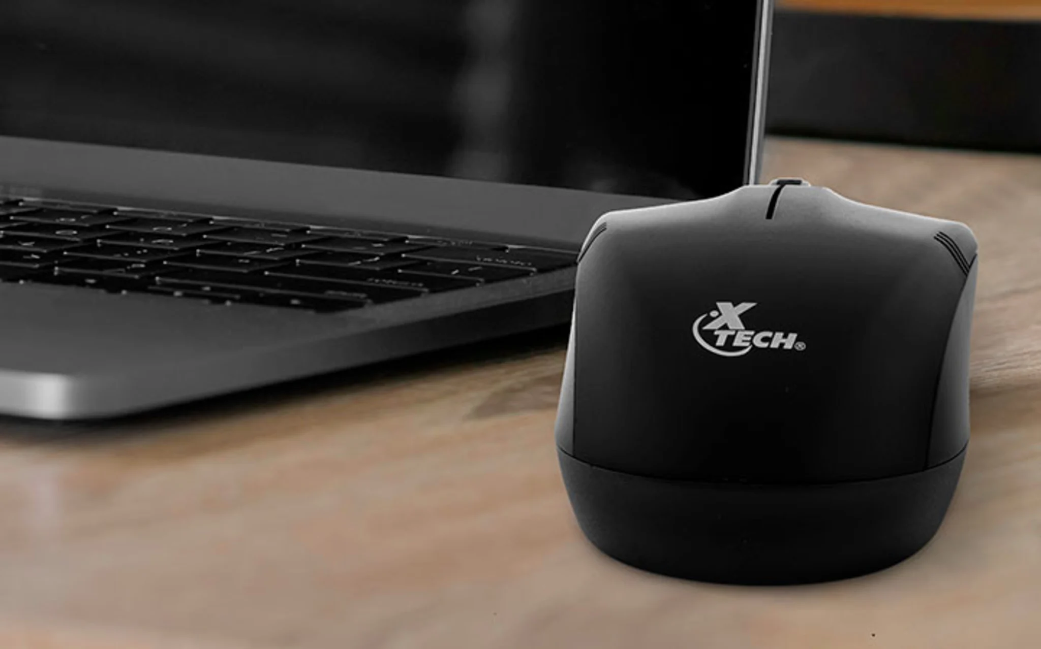 Imagen 4 de Mouse Alámbrico XTech XTM-205 USB Óptico 1000DPI 1.35mt 3D de 3 Botones Negro