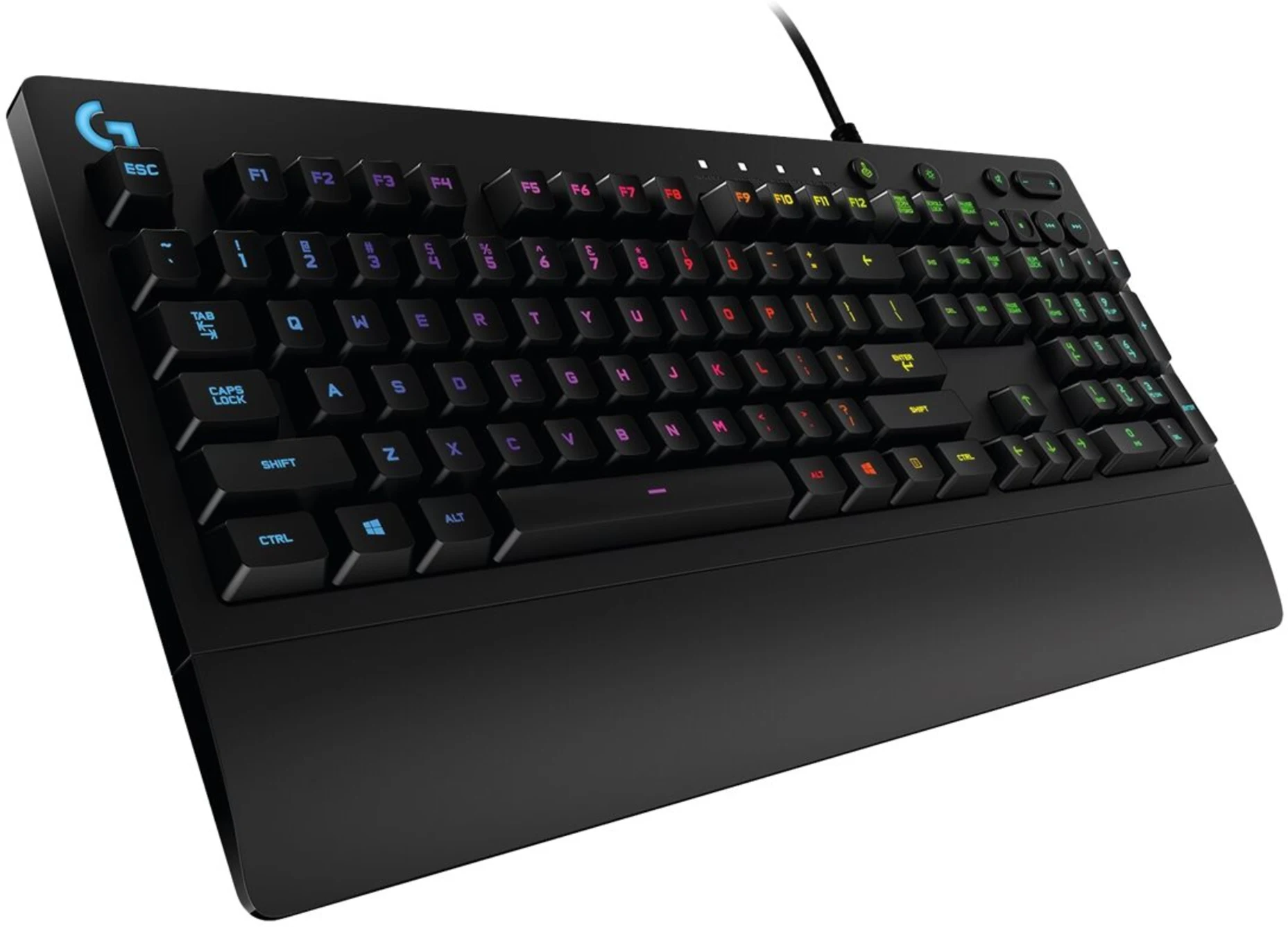 Imagen 2 de Teclado Gamer Alámbrico Logitech G213 Prodigy RGB Español USB Antiderrame Negro