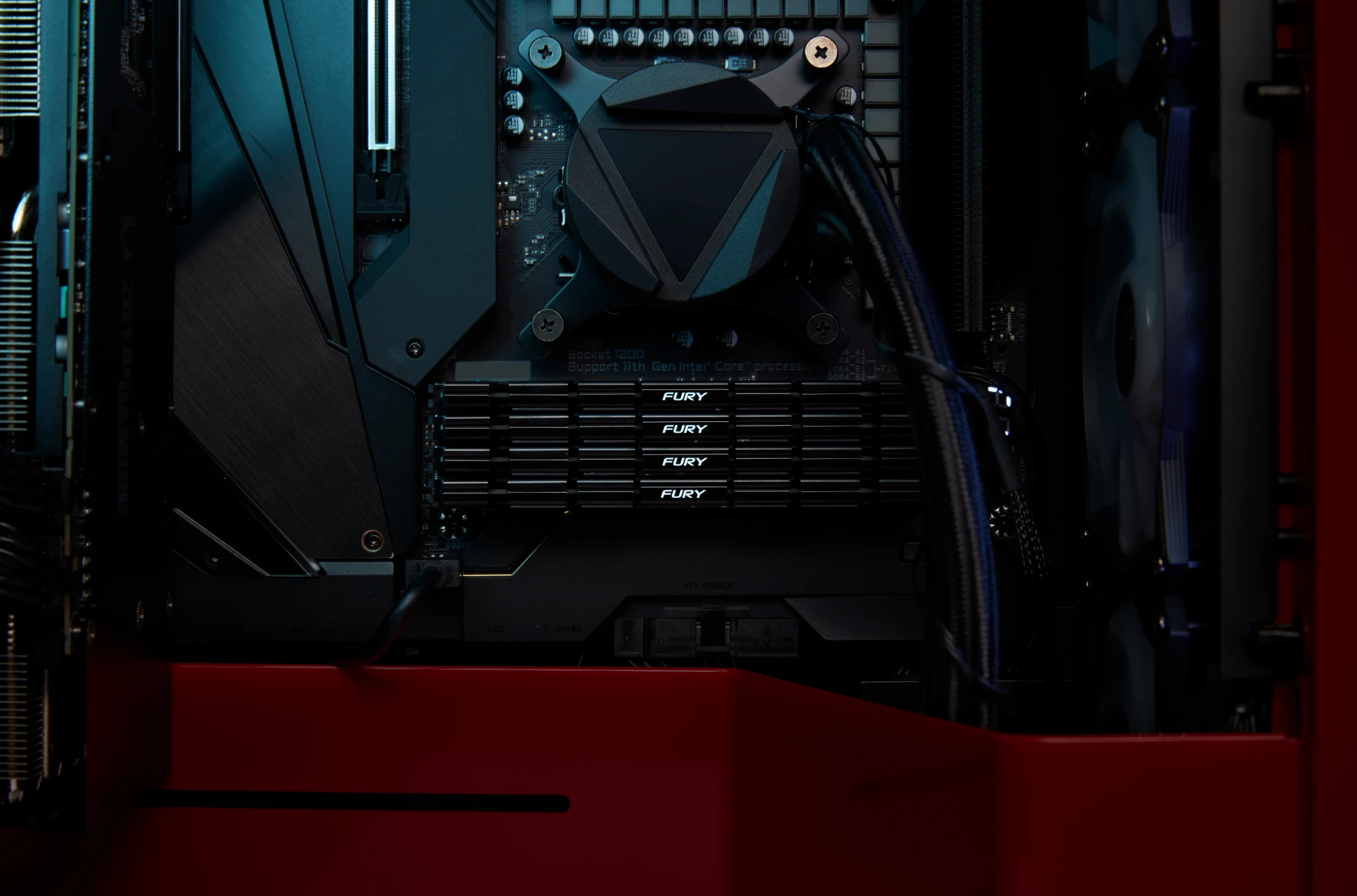 Imagen 10 de Memoria RAM 32GB DDR4 3600MHz DIMM CL 18 NonECC 1.35V 288p FURY Ren. Black