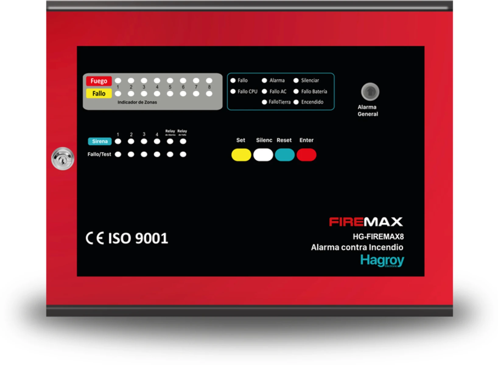 Imagen 0 de HG-FIREMAX16. Panel convencional de Incendio serie FireMax ...