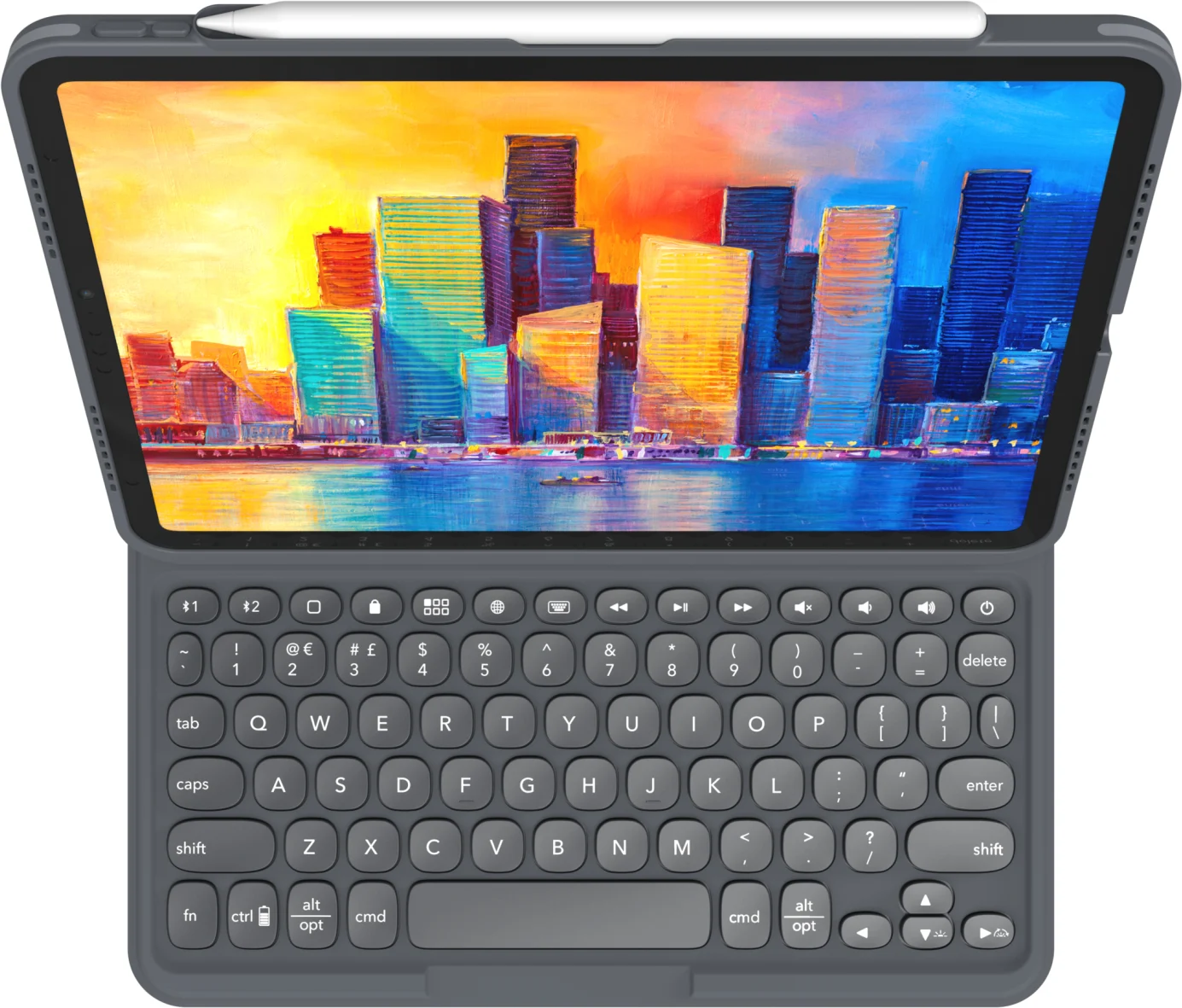 Imagen 4 de Funda con teclado en espanol Pro Keys para iPad 10 Gen 10,9" Zagg