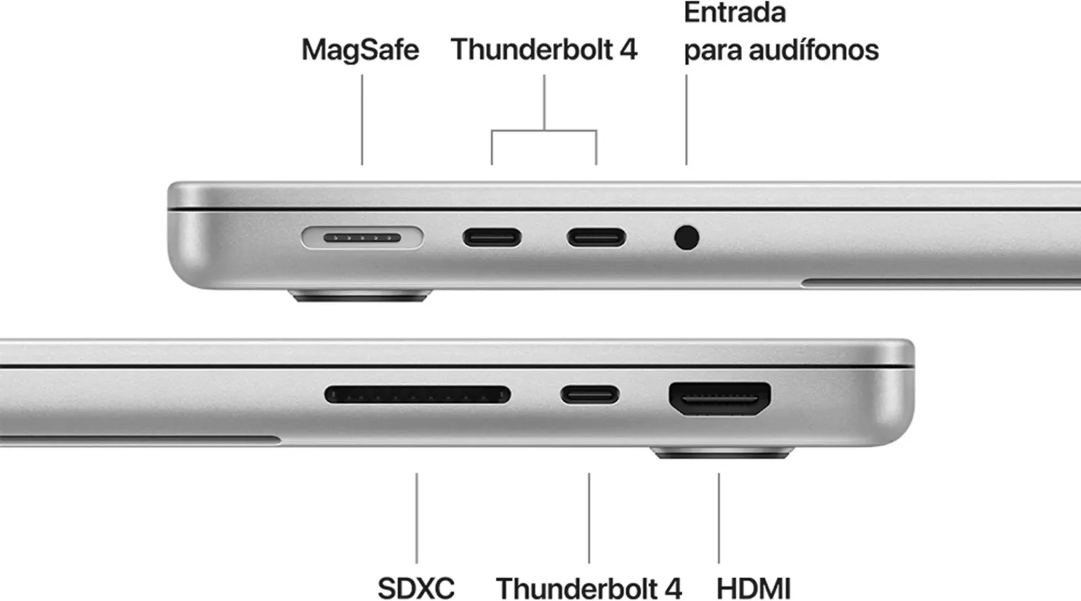 Imagen 2 de MacBook Pro 14/ M5 10C/ GPU 10C/ 16GB RAM/ 512GB plata