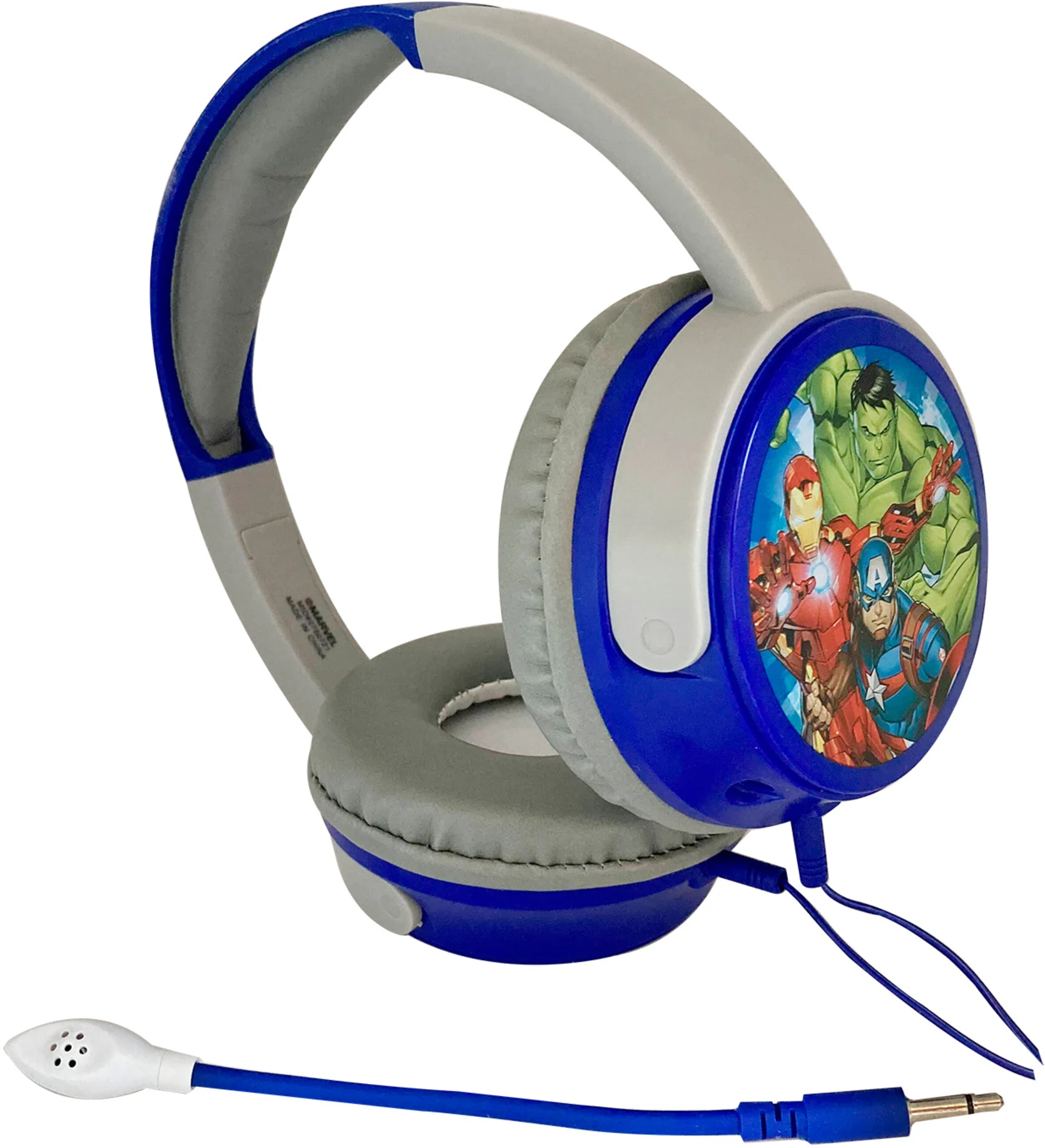 Imagen 2 de Disney Avengers Headphone - Gris / Azul (LFH13043-NOC-ESP-6)