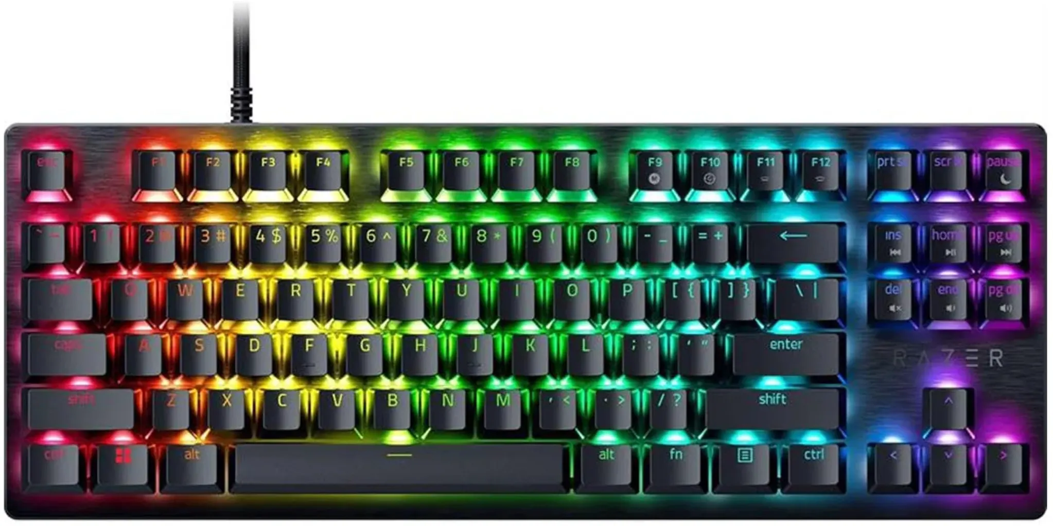 Imagen 0 de Taclado Gamer Alámbrico Razer Huntsman V3 X Tenkeyless Optic RGB, Español