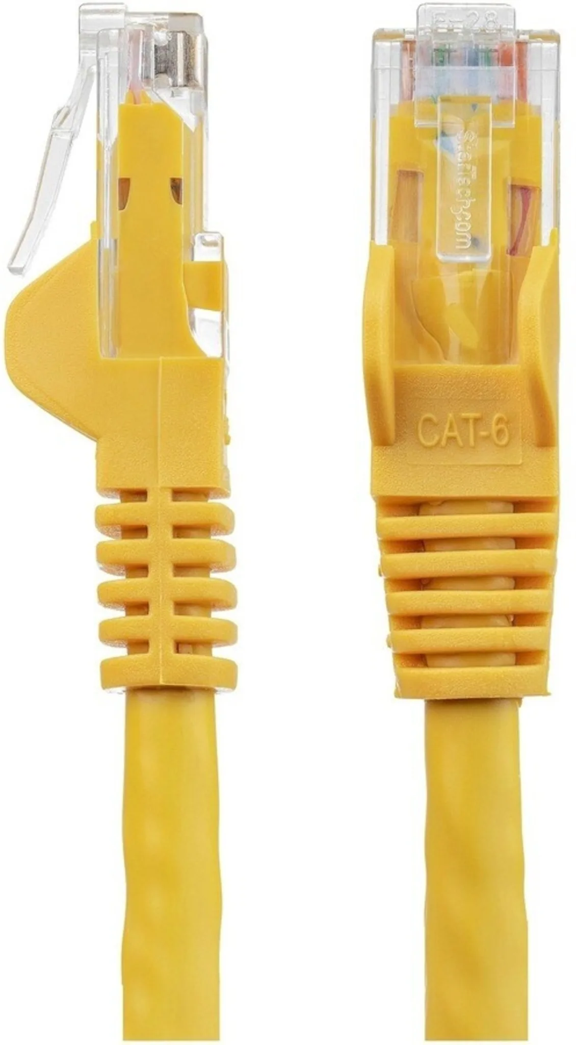 Imagen 2 de Cable Red StarTech Cat6 UTP RJ45 1 24 AWG ft, 30cm sin enganche Color Amarillo
