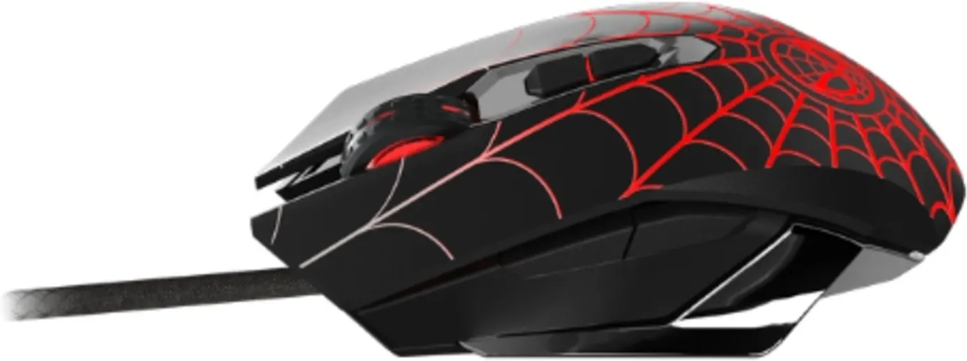Imagen 0 de Xtech - XTM-M520SM - Mouse - USB - Wired - black  and red - Gaming Spider-Man