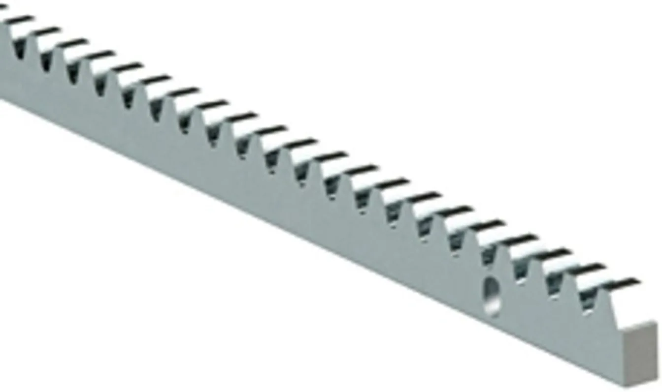 Imagen 0 de KIT-CRM262-1MT-30X12X1000. Cremallera rectangular 30x12 con agujeros Largo de 1 Mt mas fijación para