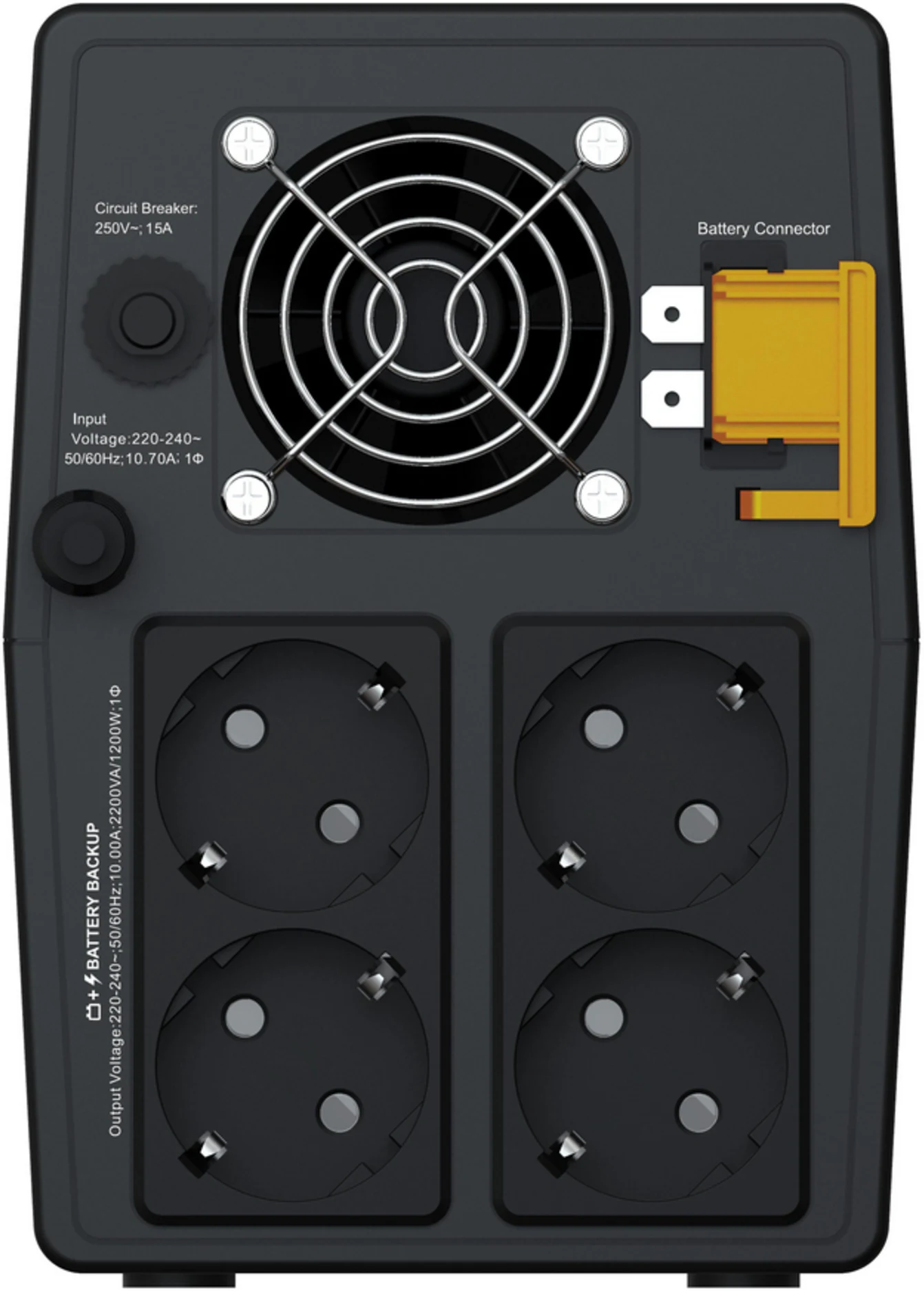 Imagen 2 de UPS APC Easy BVG2200I 2200VA 1200W Interactiva c/Regulación Automática de Voltaj