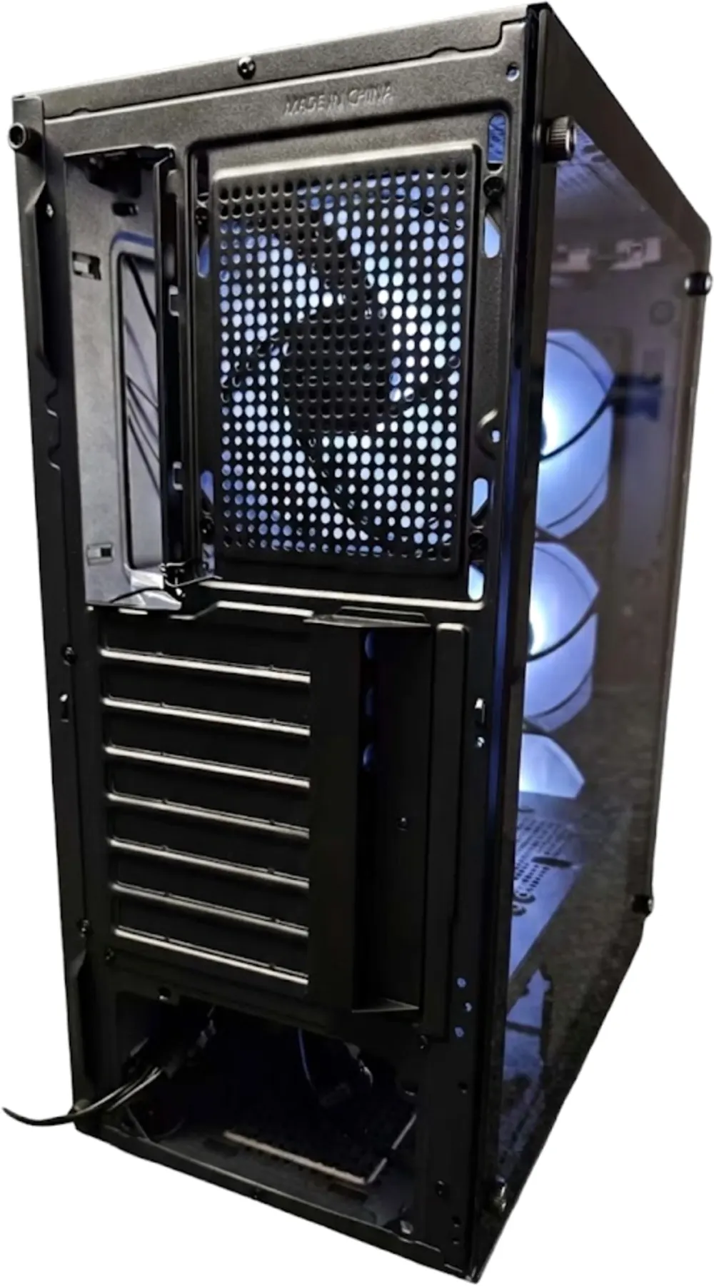 Imagen 7 de GABINETE GAMER F05T-BK 4 FAN ARGB/ 1 FAN REAR/ 3 FRONT/ ATX/ M-ATX/ IATC/ USB 3.0/USB 2.0/AUDIO SIN FUENTE / ESGAMING