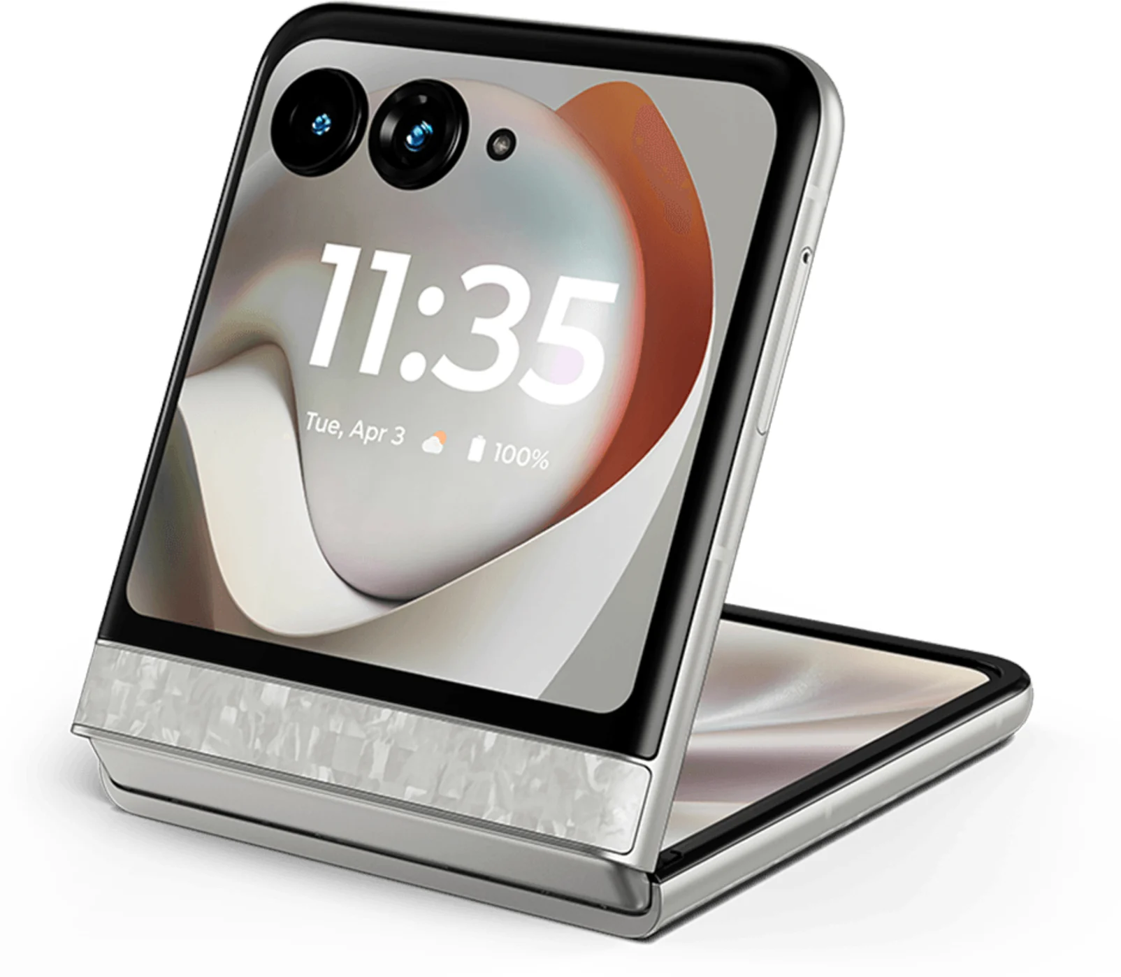 Imagen 3 de Motorola Razr 70 - Cellular phone - white