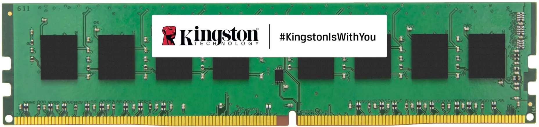 Imagen 1 de Memoria RAM 8GB DDR4 3200MHz DIMM CL22 Non-ECC 1.2V 288p - Kingston