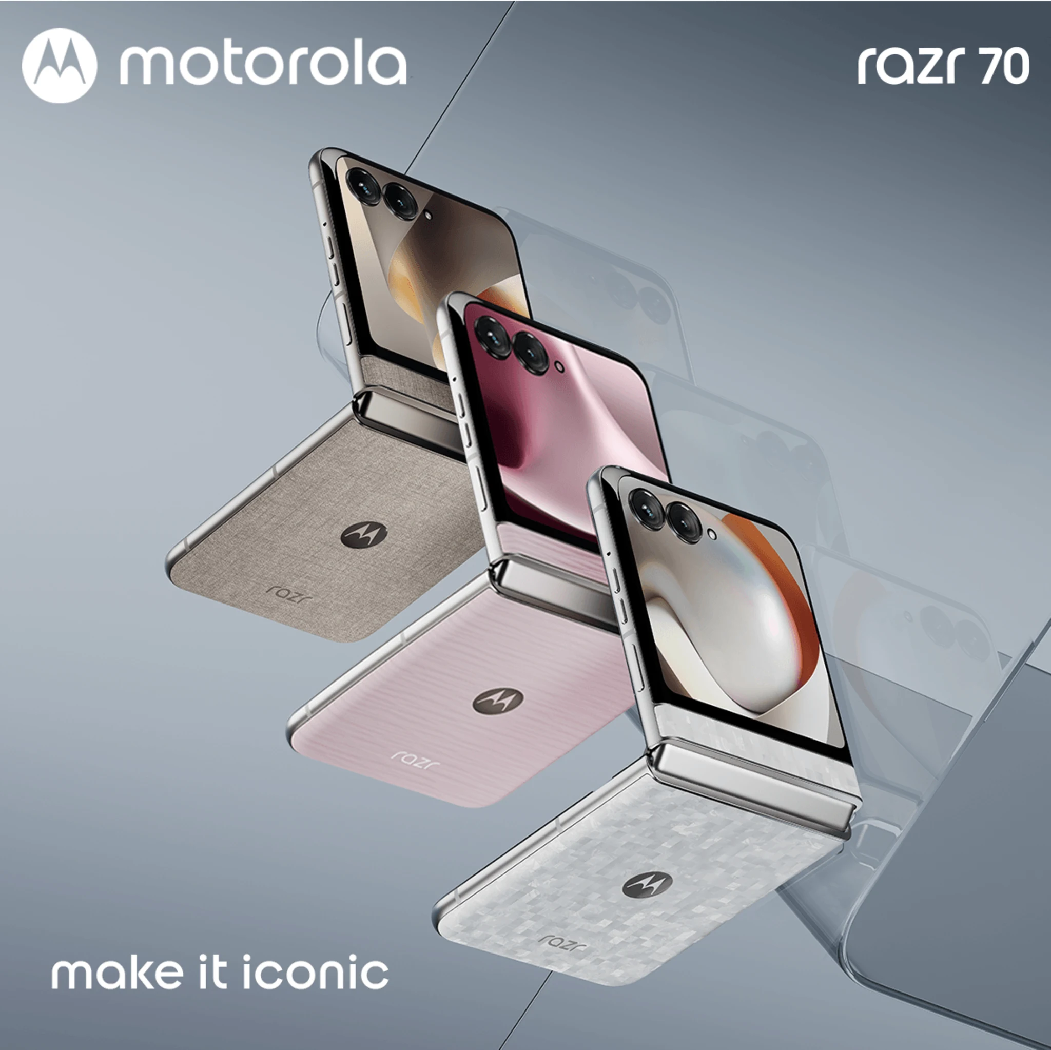 Imagen 2 de Motorola Razr 70 - Cellular phone - white