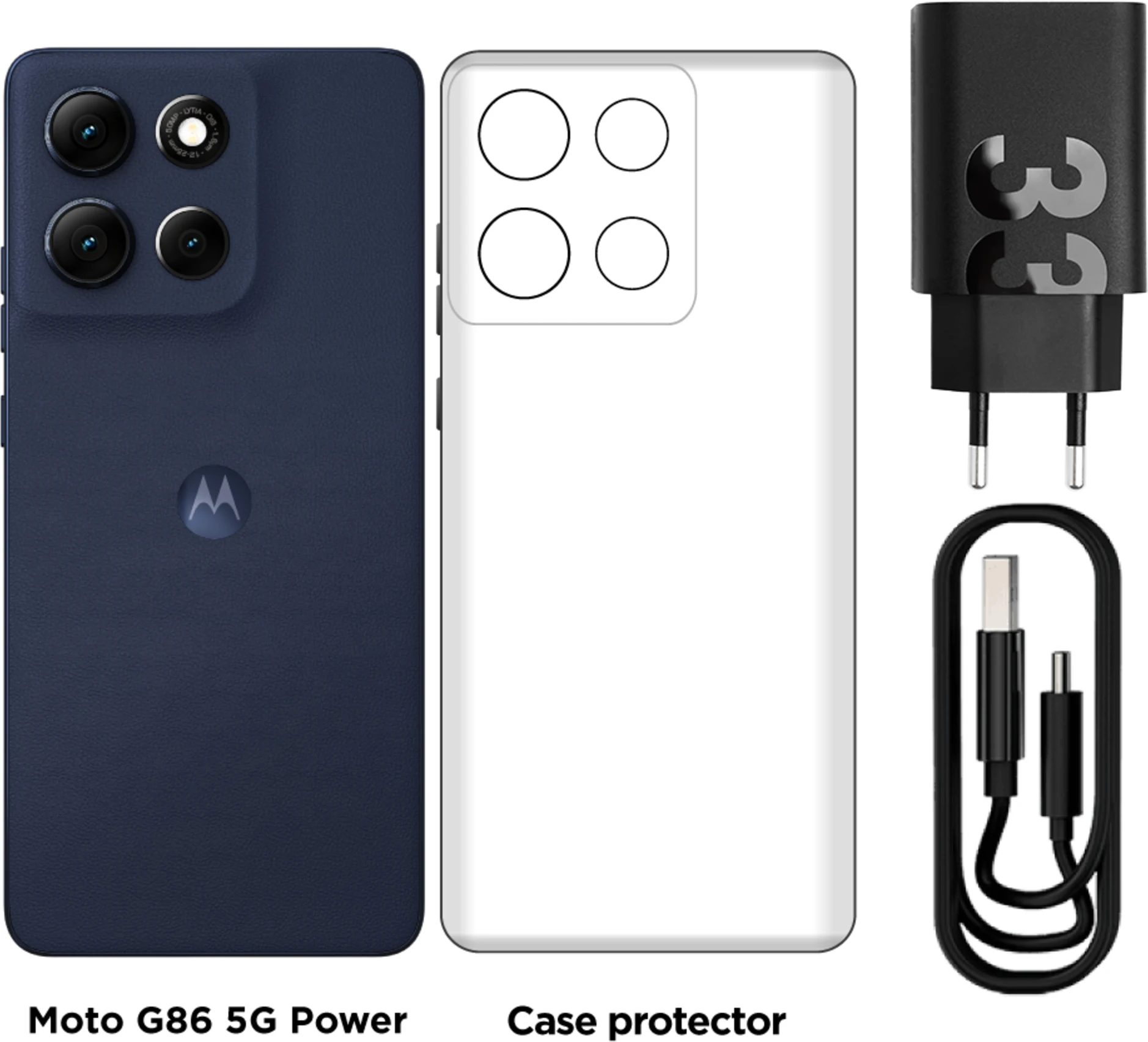 Imagen 4 de Celular Motorola Moto G86 256GB RAM 8GB 50MP 6.67' Azul