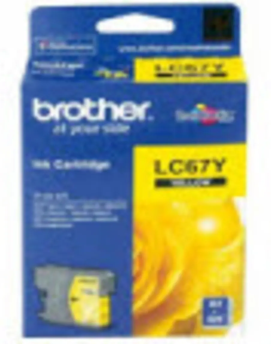 Imagen 0 de Cartucho de Tinta Brother LC505 Amarillo aprox 1300 páginas p/ Brother DCP-J100