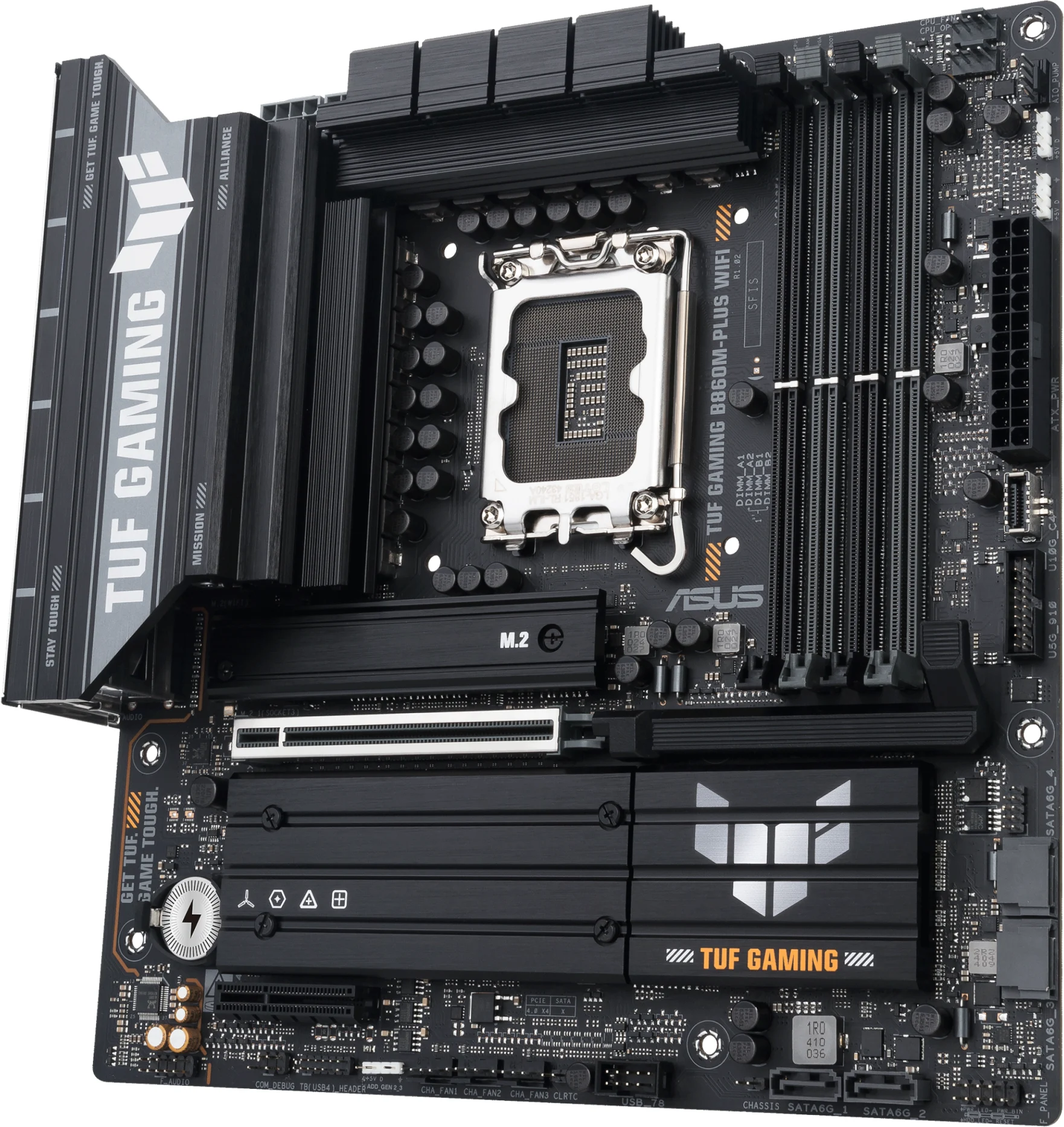 Imagen 2 de Tarjeta Madre Asus TUF GAMING B860M-PLUS WIFI LGA1851 4*DDR5 WIFI7 mATX