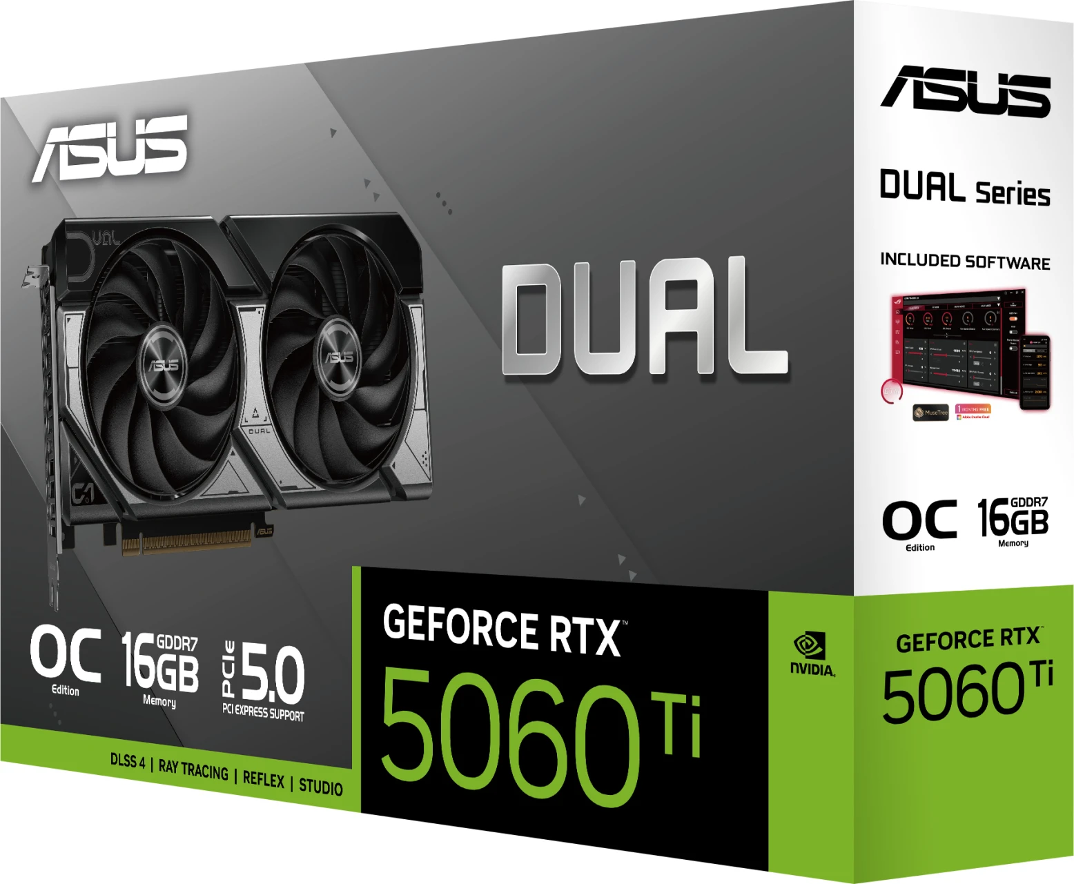 Imagen 10 de Tarjeta de Video Nvidia GeForce ASUS Dual RTX 5060 Ti 16GB GDDR7 OC