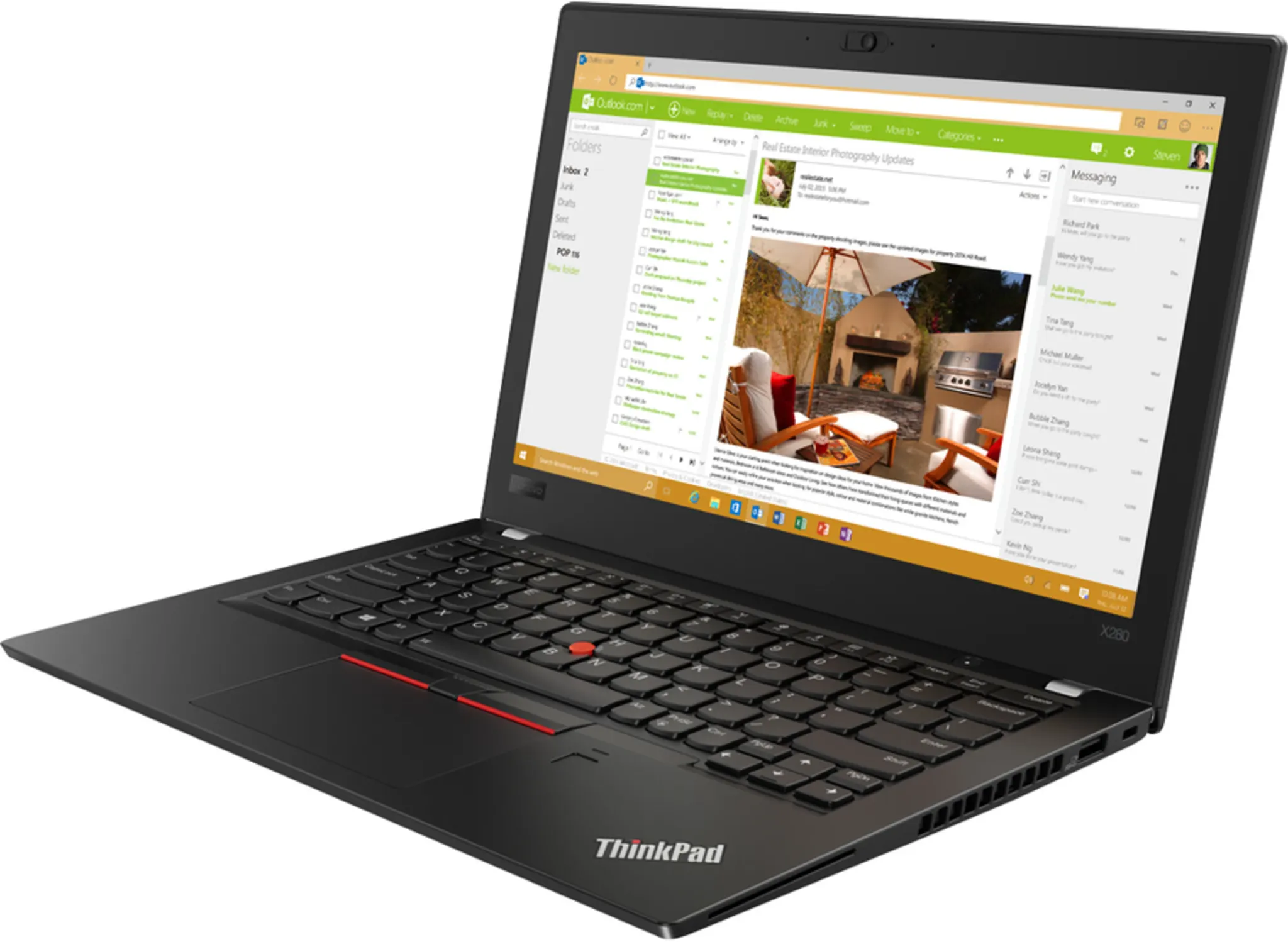 tecnomas.cl | [20KEA0JTCL] Notebook Lenovo ThinkPad X280 I5-8250U RAM