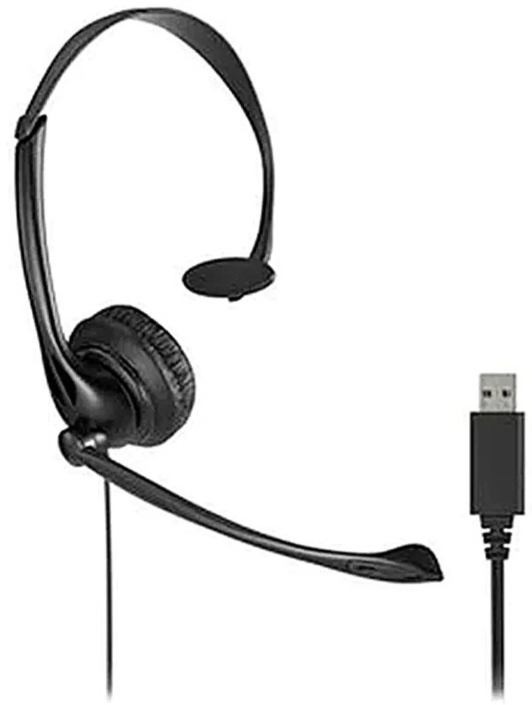 Imagen 3 de Audífonos Kensington Mono Con Micrófono, Alámbrico,  Conectividad USB Negro