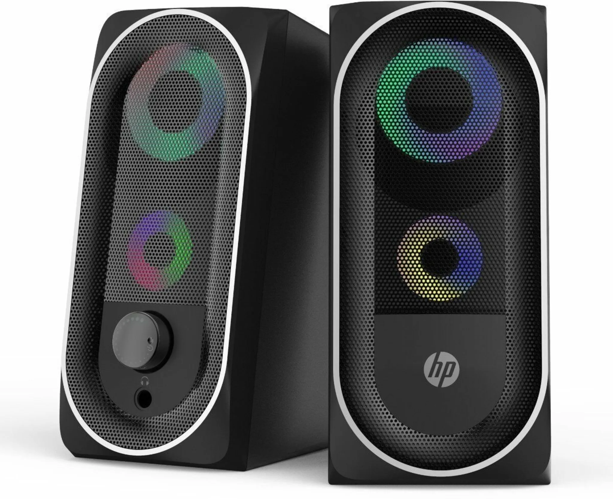 Imagen 2 de Parlantes HP DHE-6001, RGB 2x 3W RMS Conector 3.5mm USB (alimentación)
