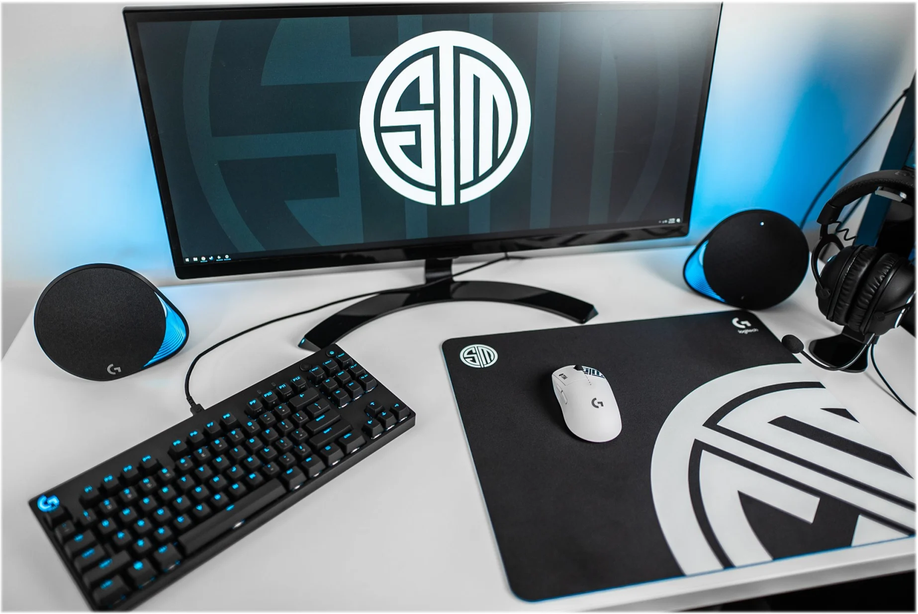 Imagen 10 de Teclado Gamer Alámbrico Logitech G Pro RGB Mecánico Switch GX Blue Color Negro