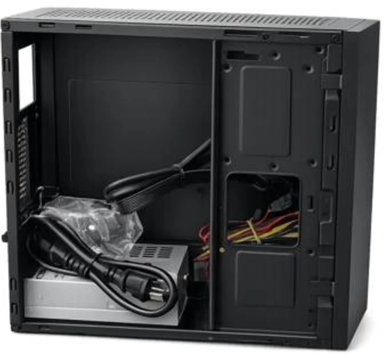 Imagen 7 de Gabinete Slim Esgaming J01, 1*USB3.0 2*USB2.0 USB-C Fuente 650W Color Negro