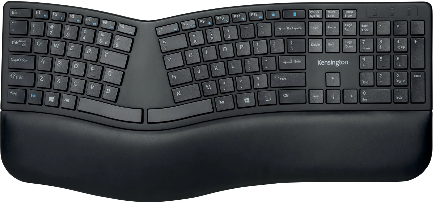 Imagen 3 de Teclado Inalámbrico Ergonómico Kensington K75401ES Pro Fit® BT USB color Negro