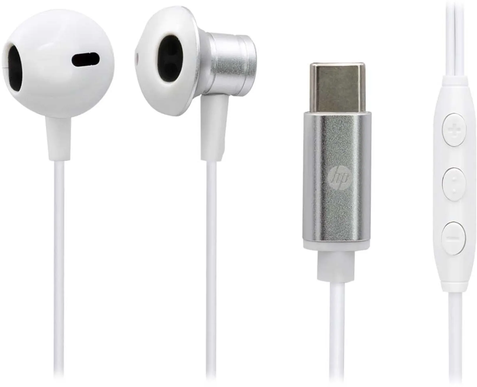 Imagen 1 de AUDIFONO MANOS LIBRES HP IN EAR DHH-1126 TYPE C BLANCO