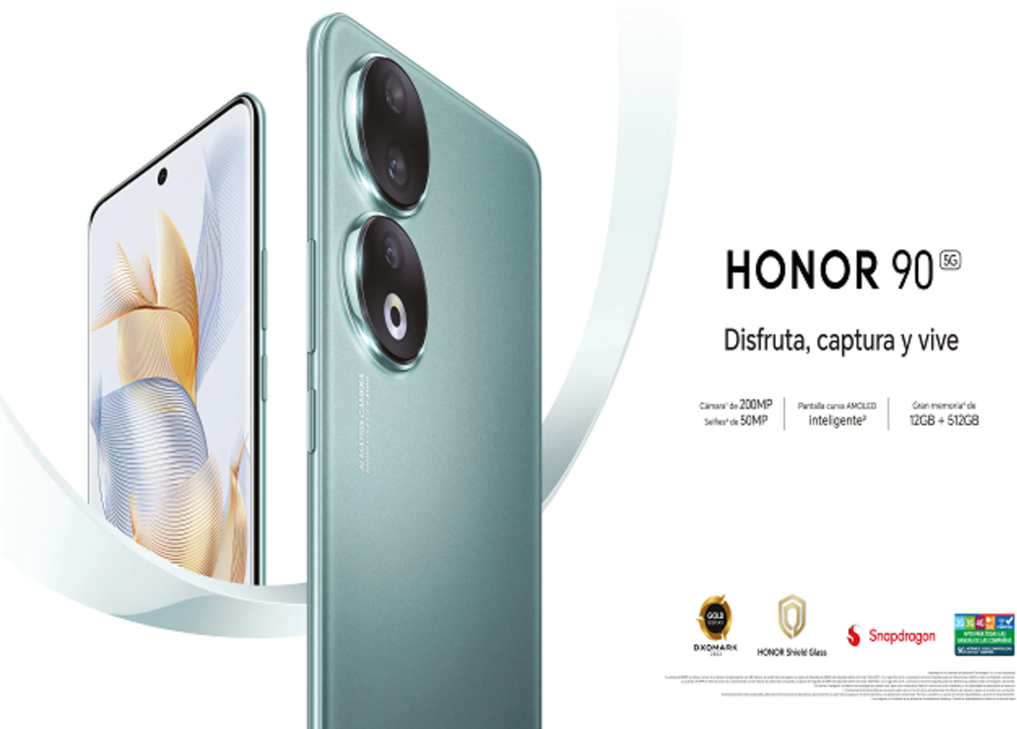 Imagen 0 de Smartphone Honor H90 Android Green 12GB/512GB 6.7" 4G WiFi BT5.0 Andr. Verde