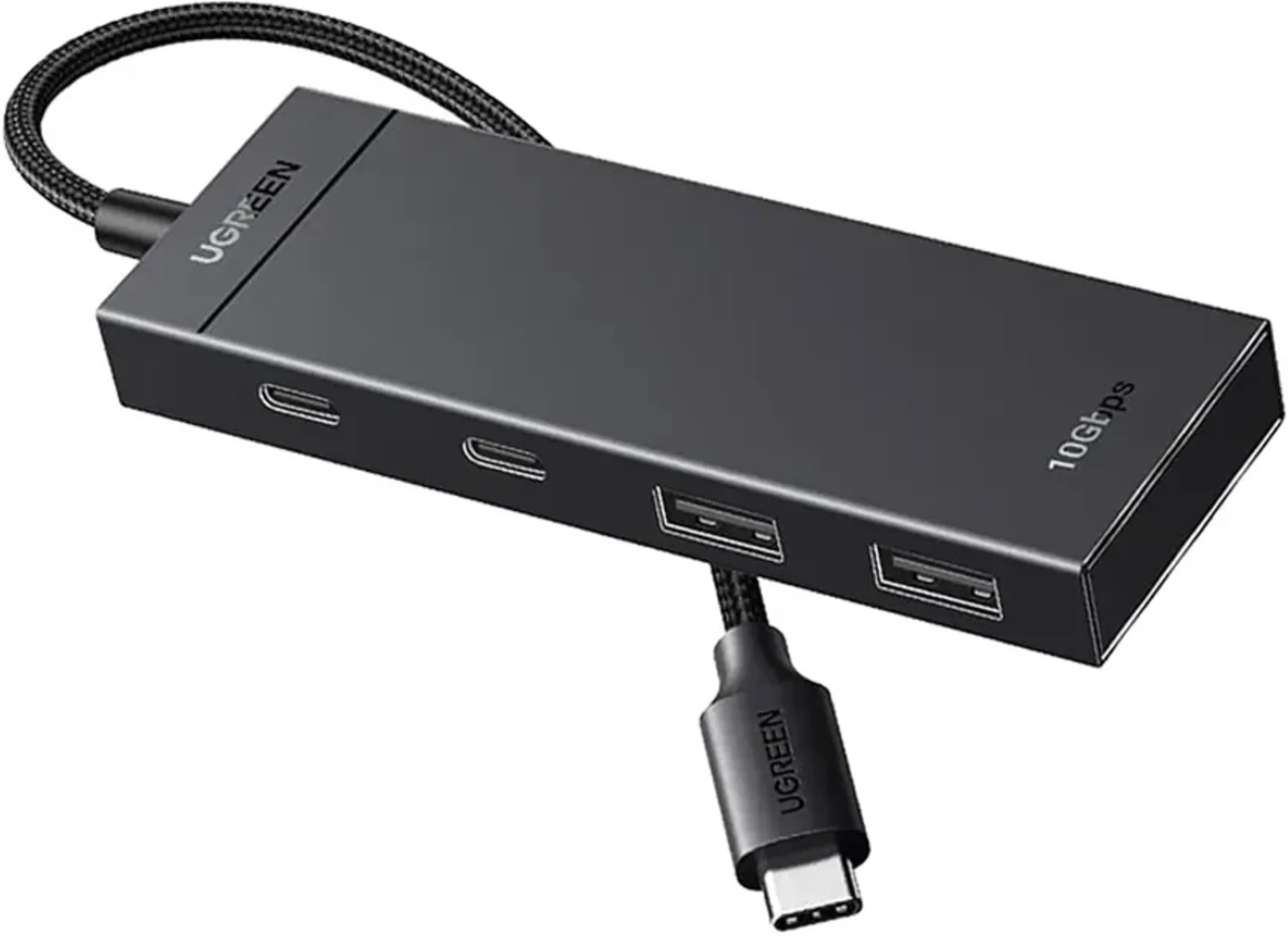 Imagen 0 de CM806. Hub Multipuerto UGREEN 4 puertos  (2x USB-C + 2xUSB-A). Conexion USB-C