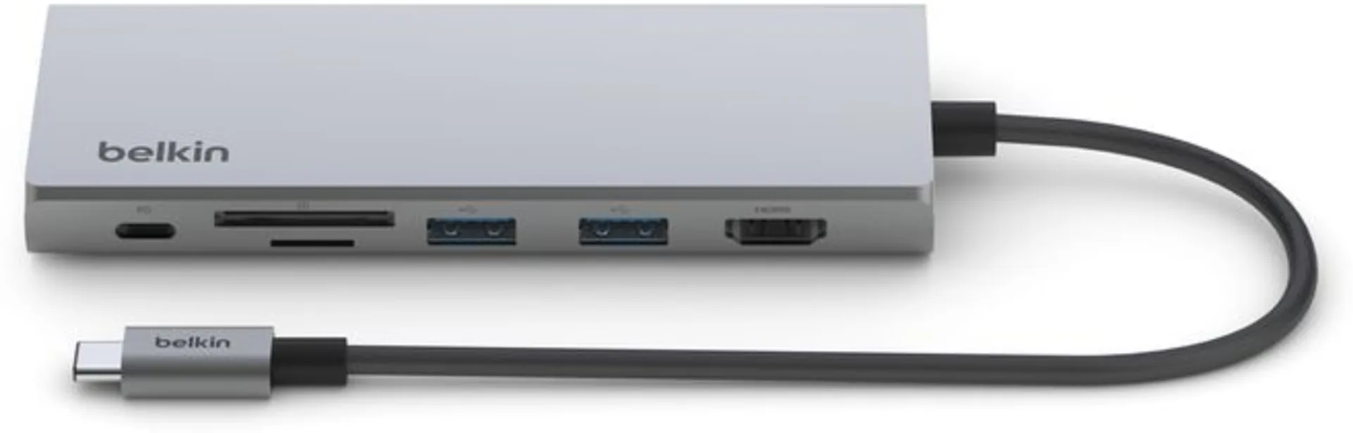 Imagen 15 de Adaptador HUB multipuerto USB-C 7 en 1 Belkin USB-A USB-C HDMI Lector MicroSD