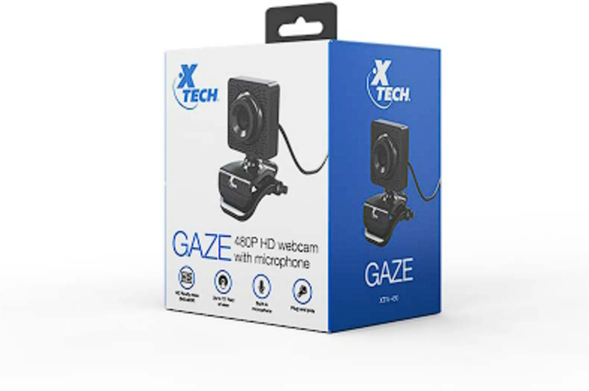 Imagen 5 de Cámara Web Xtech XTW-480 Gaze HD con Micrófono 640x480P Wired USB Negro