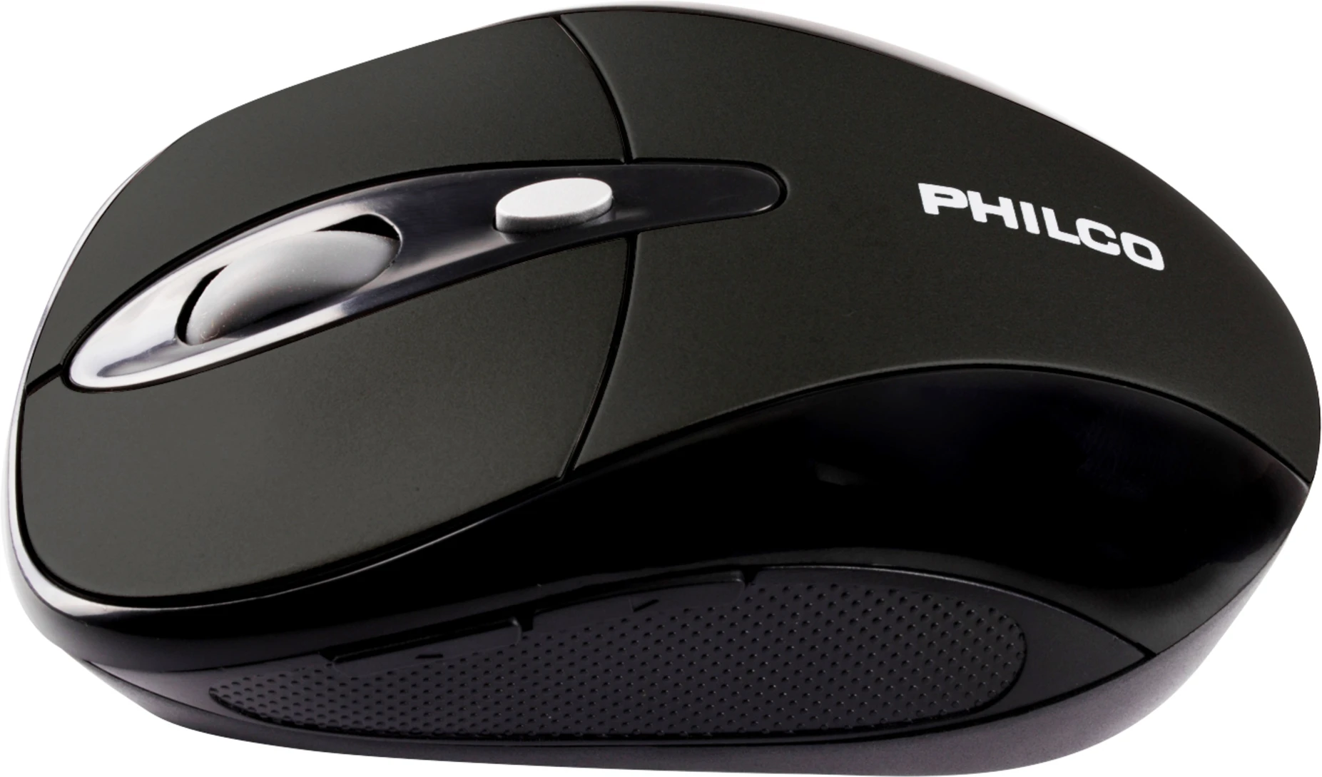 Imagen 1 de Mouse Inalámbrico Philco 245WN, Óptico 1000dpi 5 botones Receptor USB, Negro