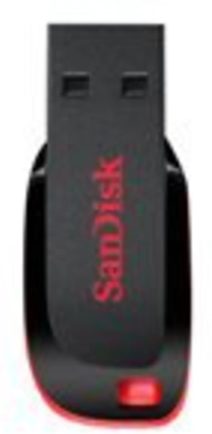 Imagen 3 de Pendrive 16GB SanDisk Cruzer Blade Z50 USB 2.0 Color Negro y Rojo