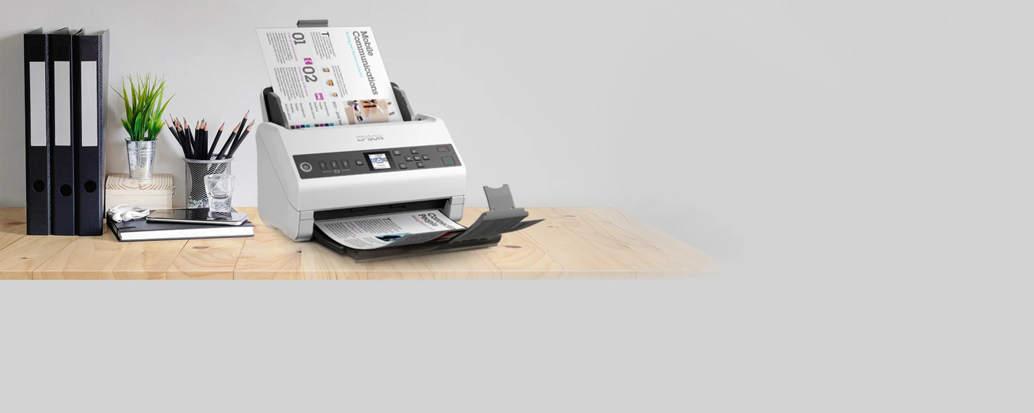 Imagen 1 de Escáner de Escritorio Epson DS-730N Color Duplex 600dpi USB2.0