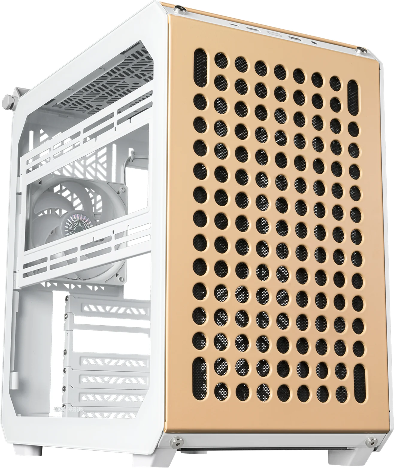 Imagen 9 de Gabinete Cooler Master Qube 500 Flatpack, Mid Tower USB3.2 USB-C Macaron Edition