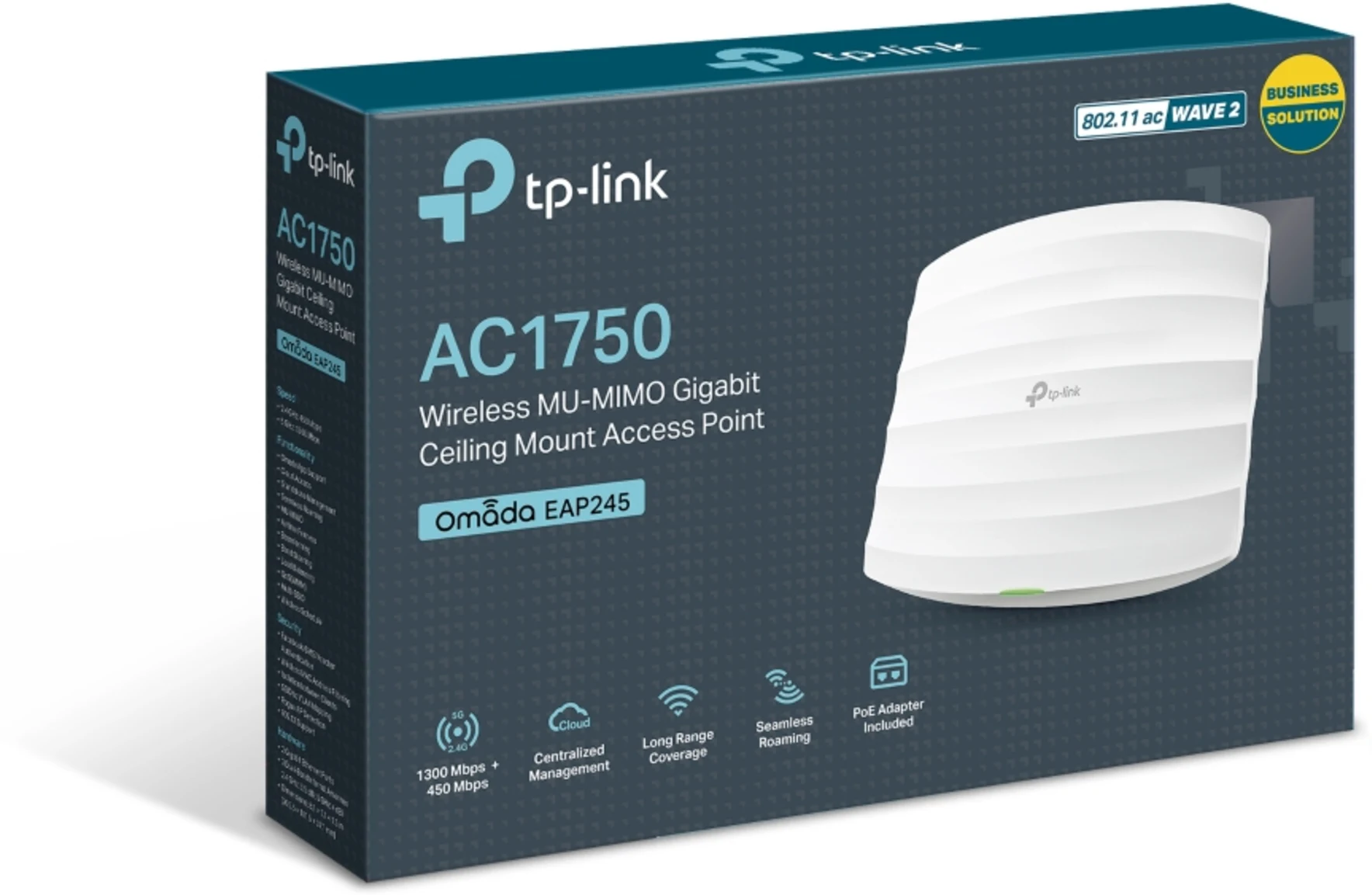 Imagen 4 de Access Point TP-Link AC1750 Banda Dual Inal. c punto de Acce. de Mont. en Techo 