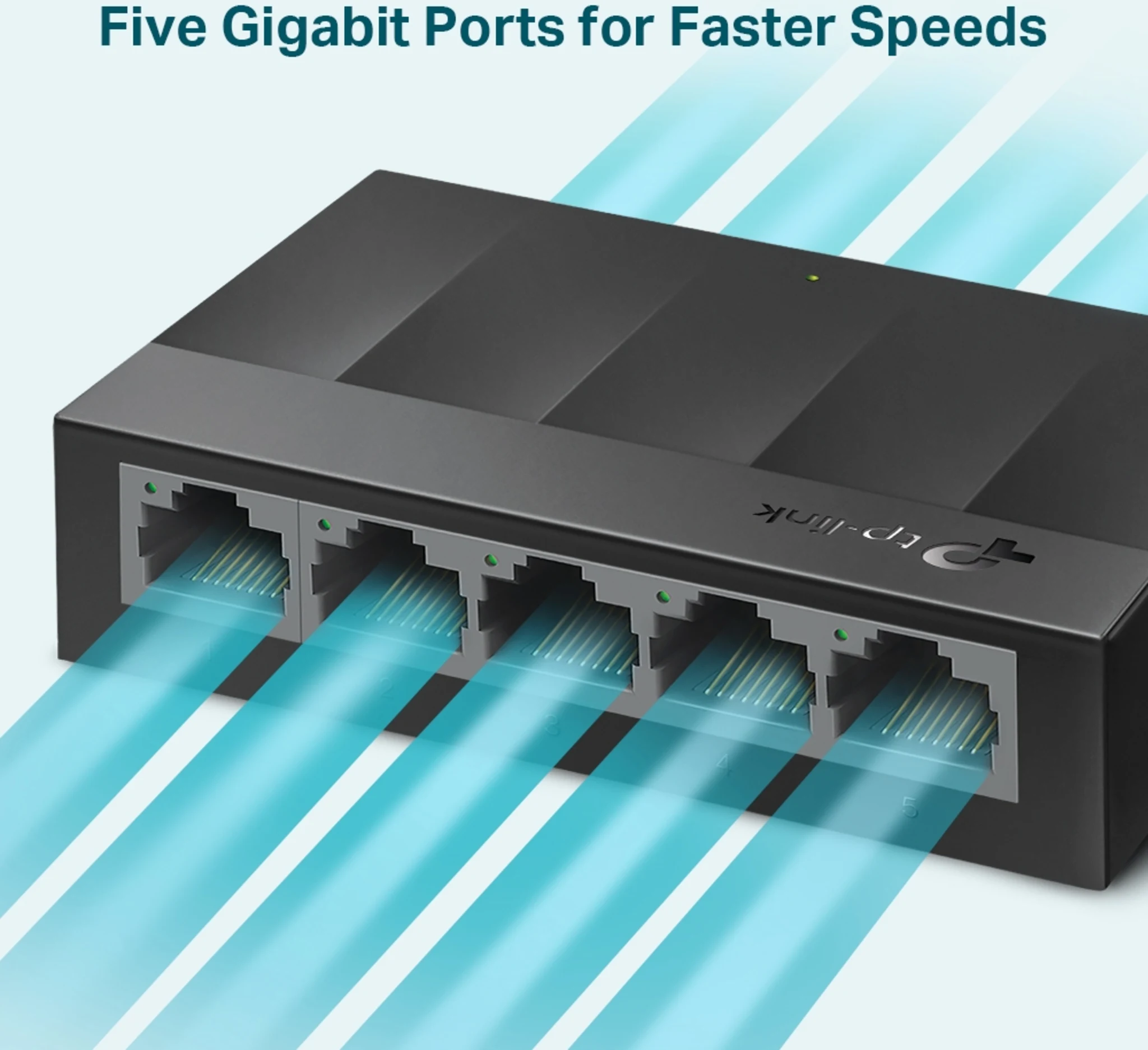 Imagen 2 de Switch TP-Link LS1005G LiteWave, 5*10/100/1000Mbps Sobremesa, Montaje en pared