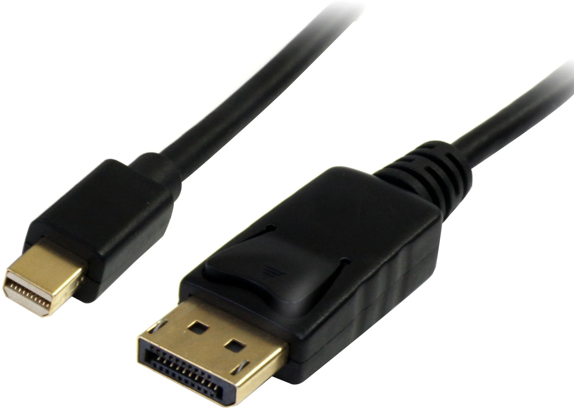 Imagen 0 de Cable Mini DP a DP v1.2 M/M 4K 3840x2160 60Hz 32AWG 1mt Color Negro - StarTech