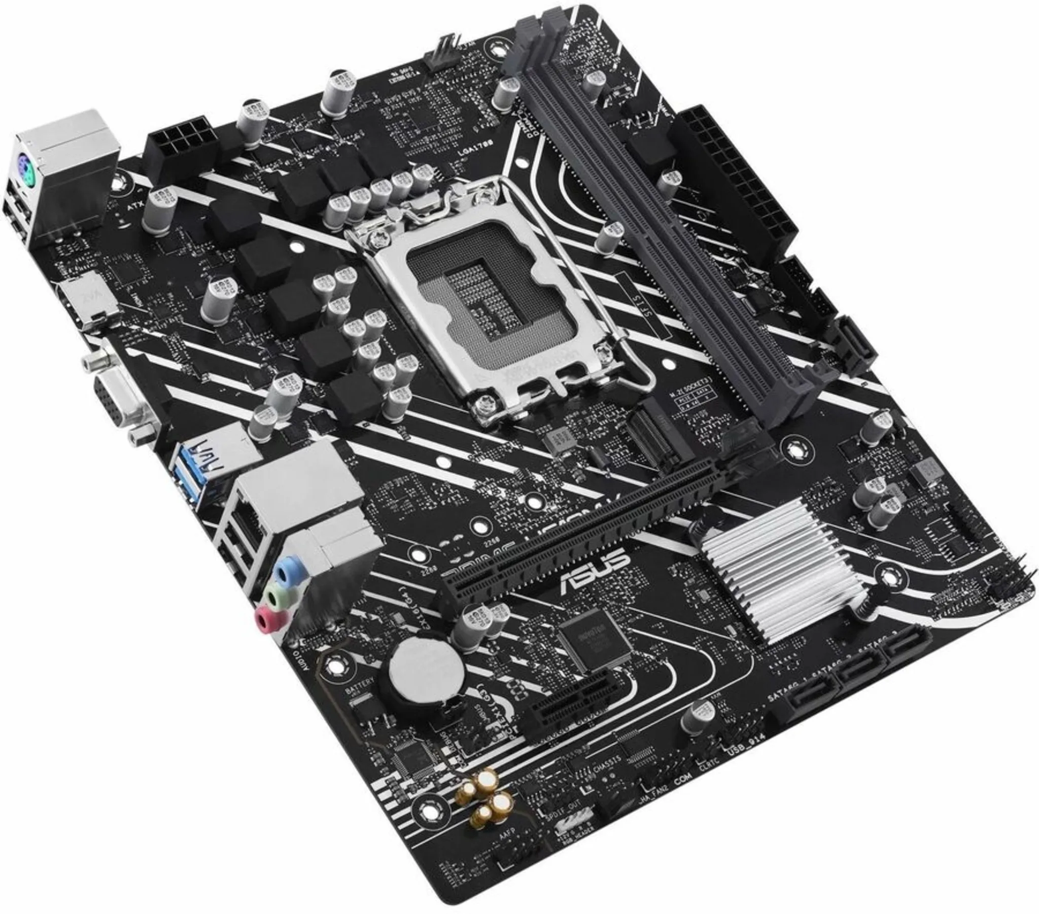 Imagen 2 de Tarjeta Madre Asus PRIME H610M-K LGA1700 13°G 2*DDR5 M.2 HDMI VGA PS/2 USB3.2
