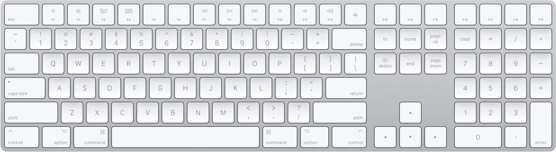 Imagen 0 de Teclado Apple Magic Keyboard con teclado numérico - Español