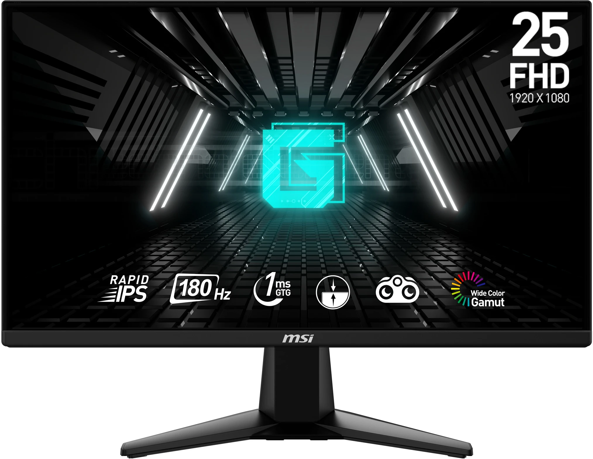 Imagen 0 de Monitor Gamer MSI G255F 24.5" Full HD 1920*1080 IPS DP 2*HDMI 180Hz