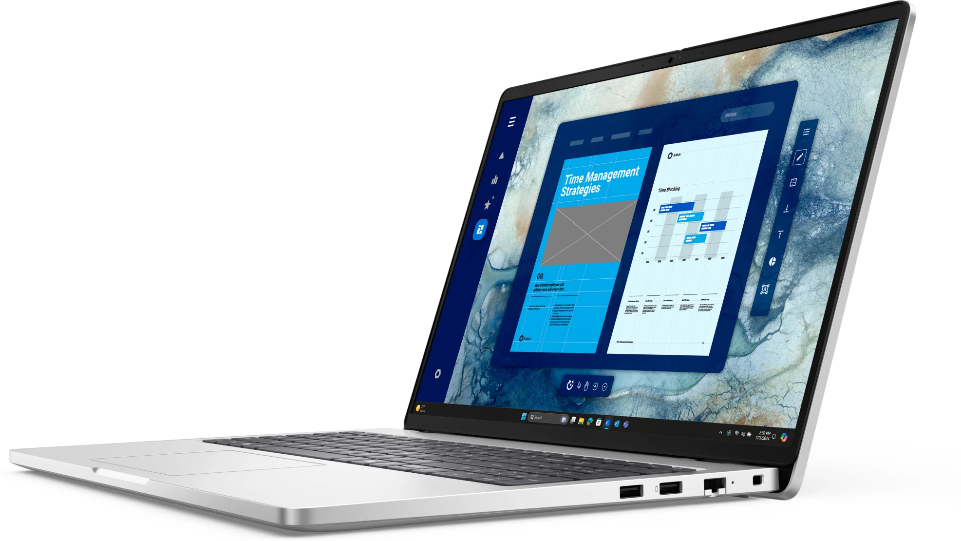 Imagen 2 de Notebook Dell Pro 16 PC16250 Ultra 5 235U RAM 16GB  SSD 512GB 16" W11P