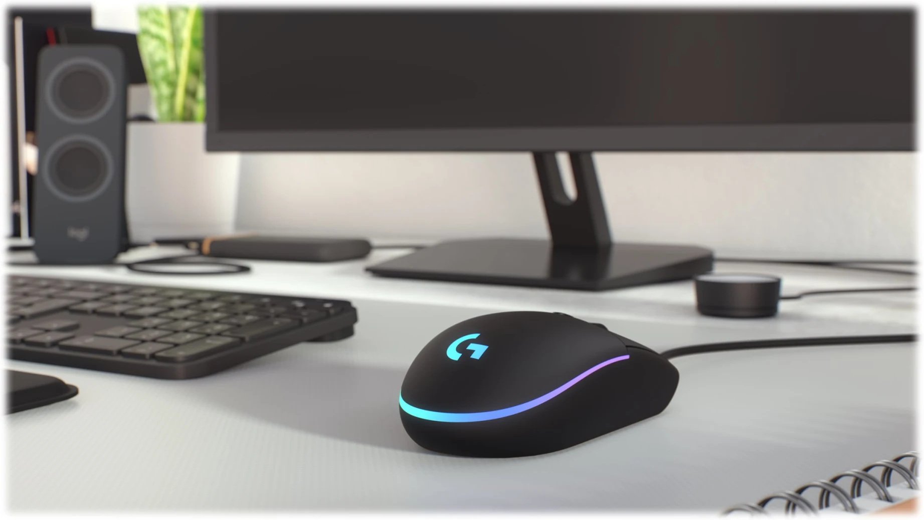 Imagen 3 de Mouse Gamer Alámbrico Logitech G203 RGB 6 Botones 8000dpi Programables USB Negro