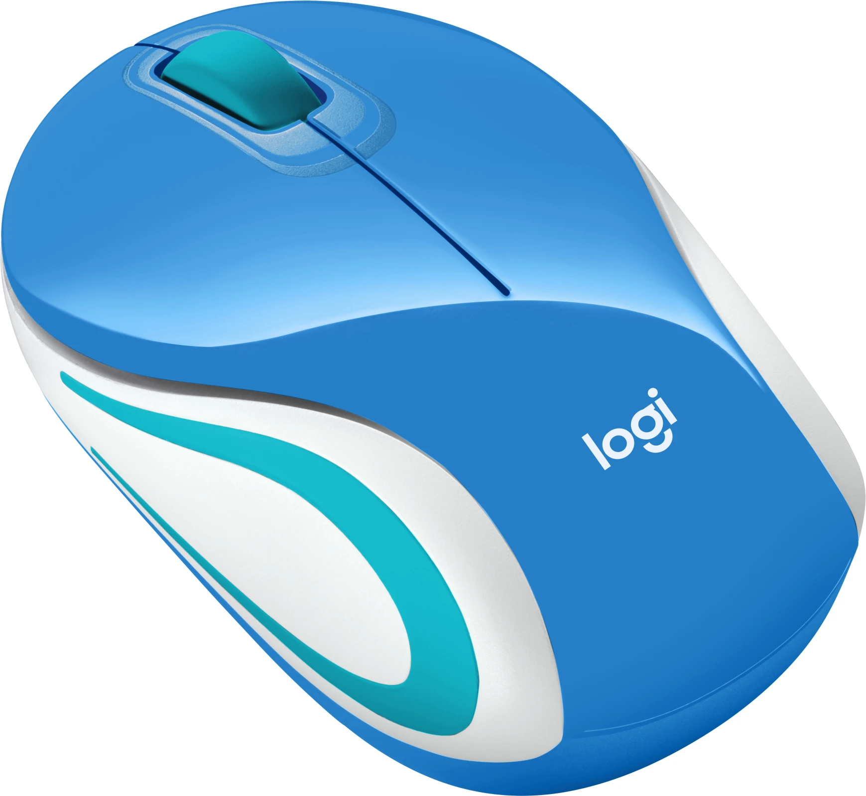 Imagen 1 de Mouse Inalámbrico Logitech Mini M187, Óptico 1000dp 3 botone 2.4G Azul