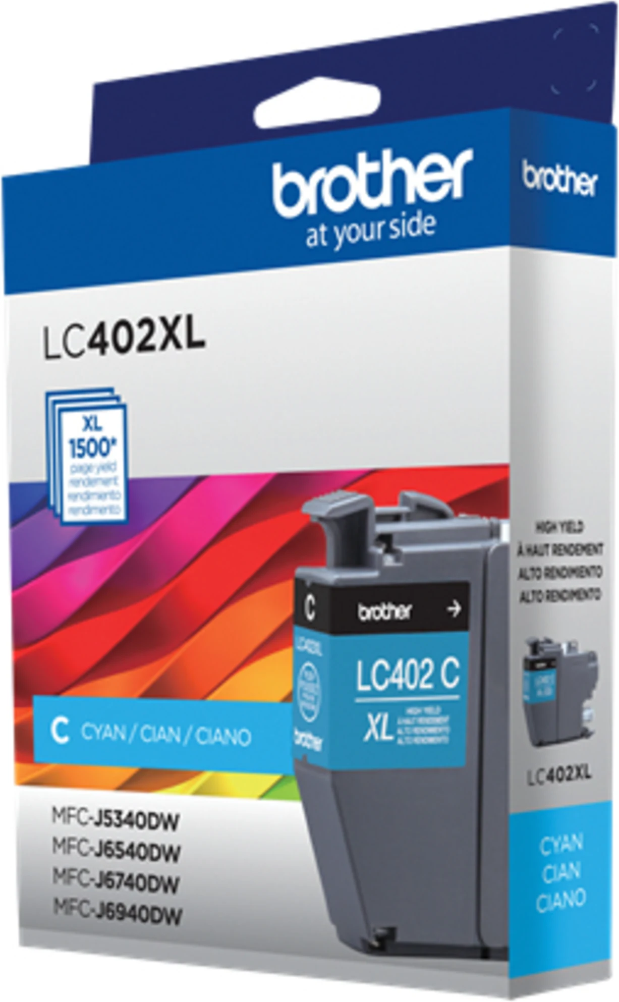 Imagen 4 de Cartridge Brother LC402XLCS Cian MFC J5340DW J6740DW J6540DW J6940DW, 1.500Pág